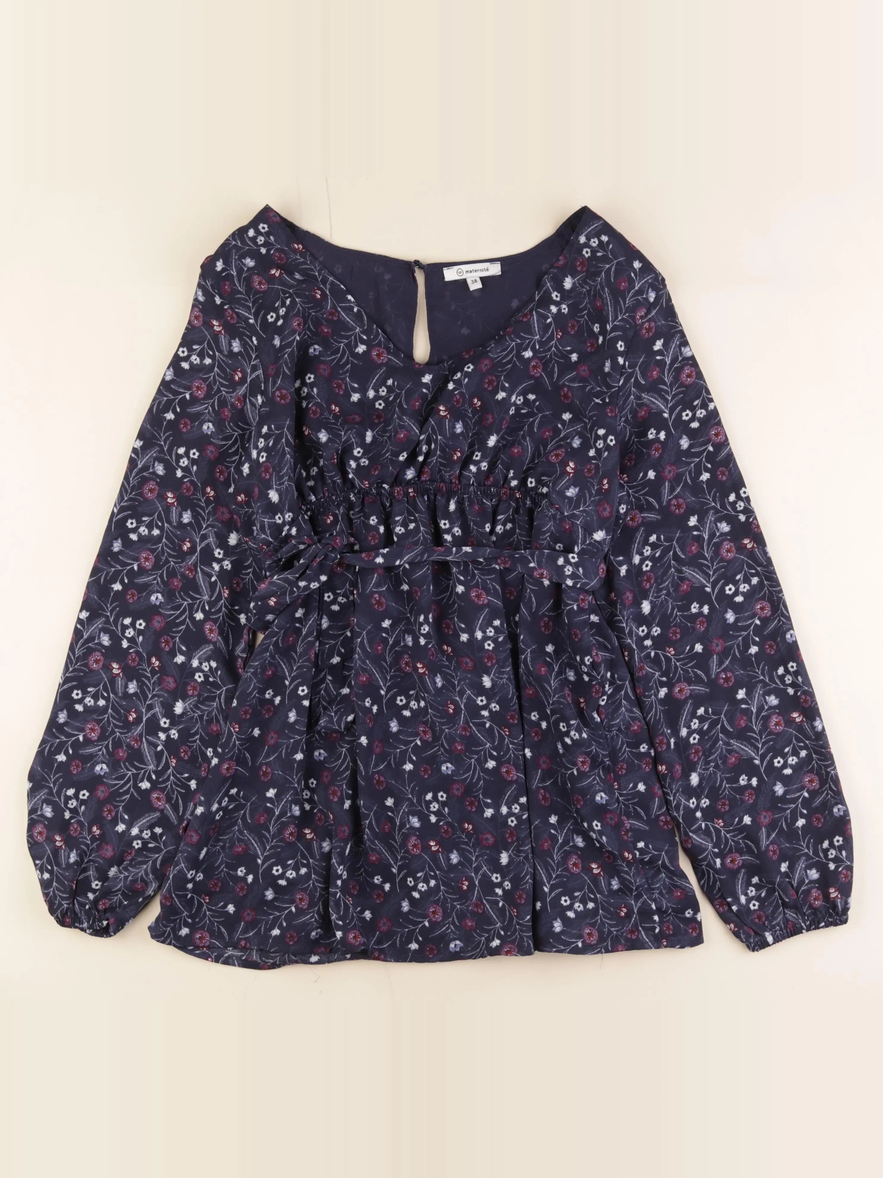 La Halle - blouse grossesse bleu - 38