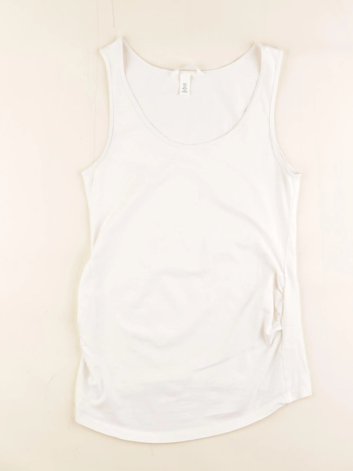 H&M - débardeur grossesse blanc - s