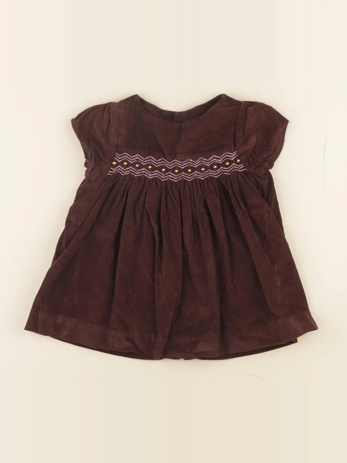 Jacadi - robe violet - 6 mois