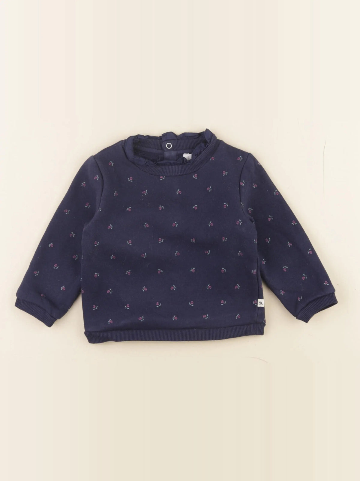 Cadet Rousselle - sweat bleu - 12 mois