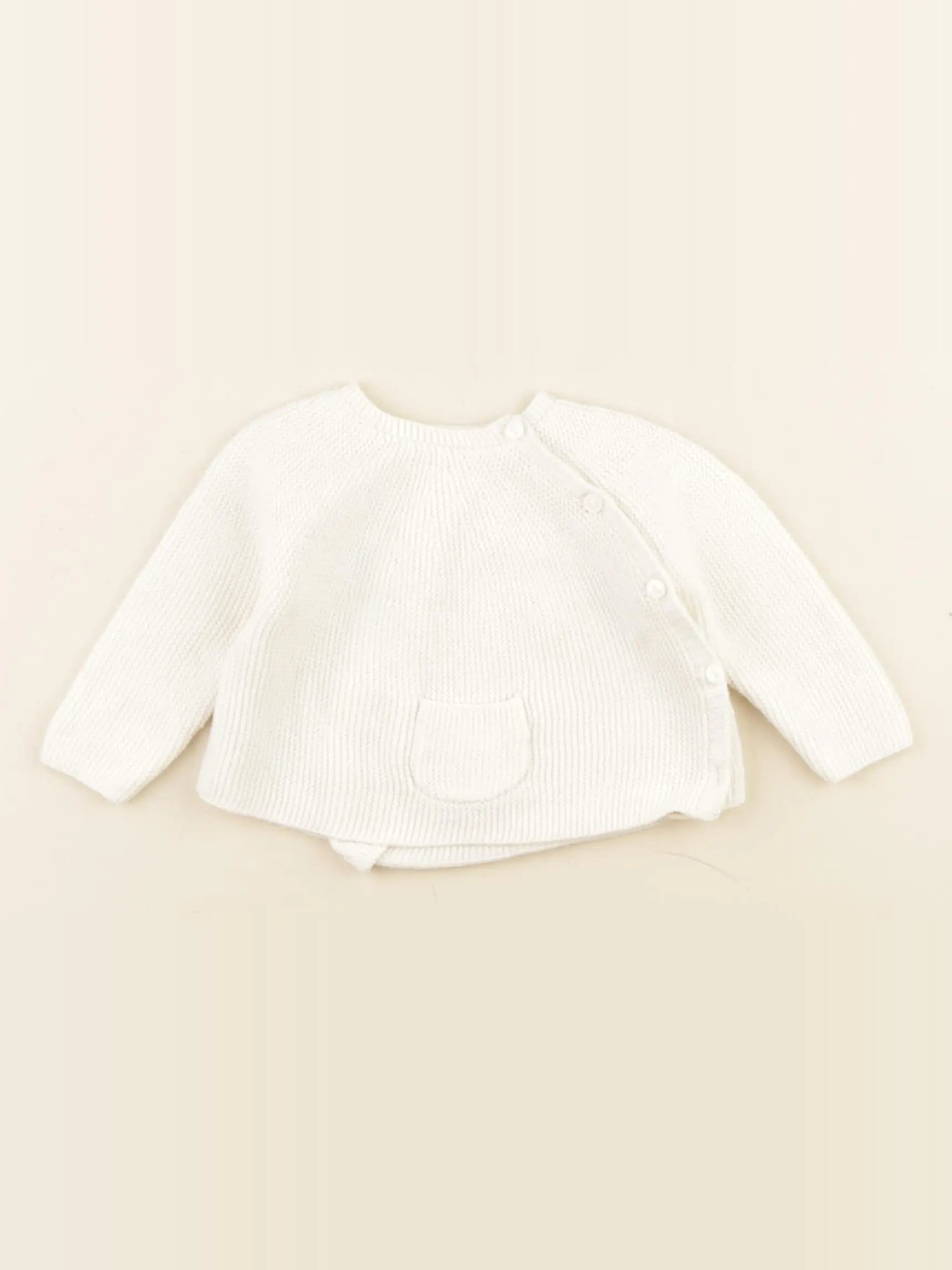 Zara - gilet beige - 1/3 mois