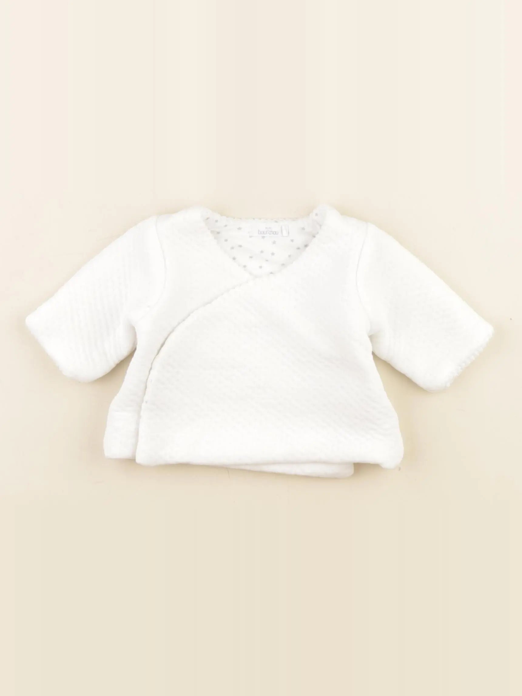 Boutchou - sweat blanc - 0 mois