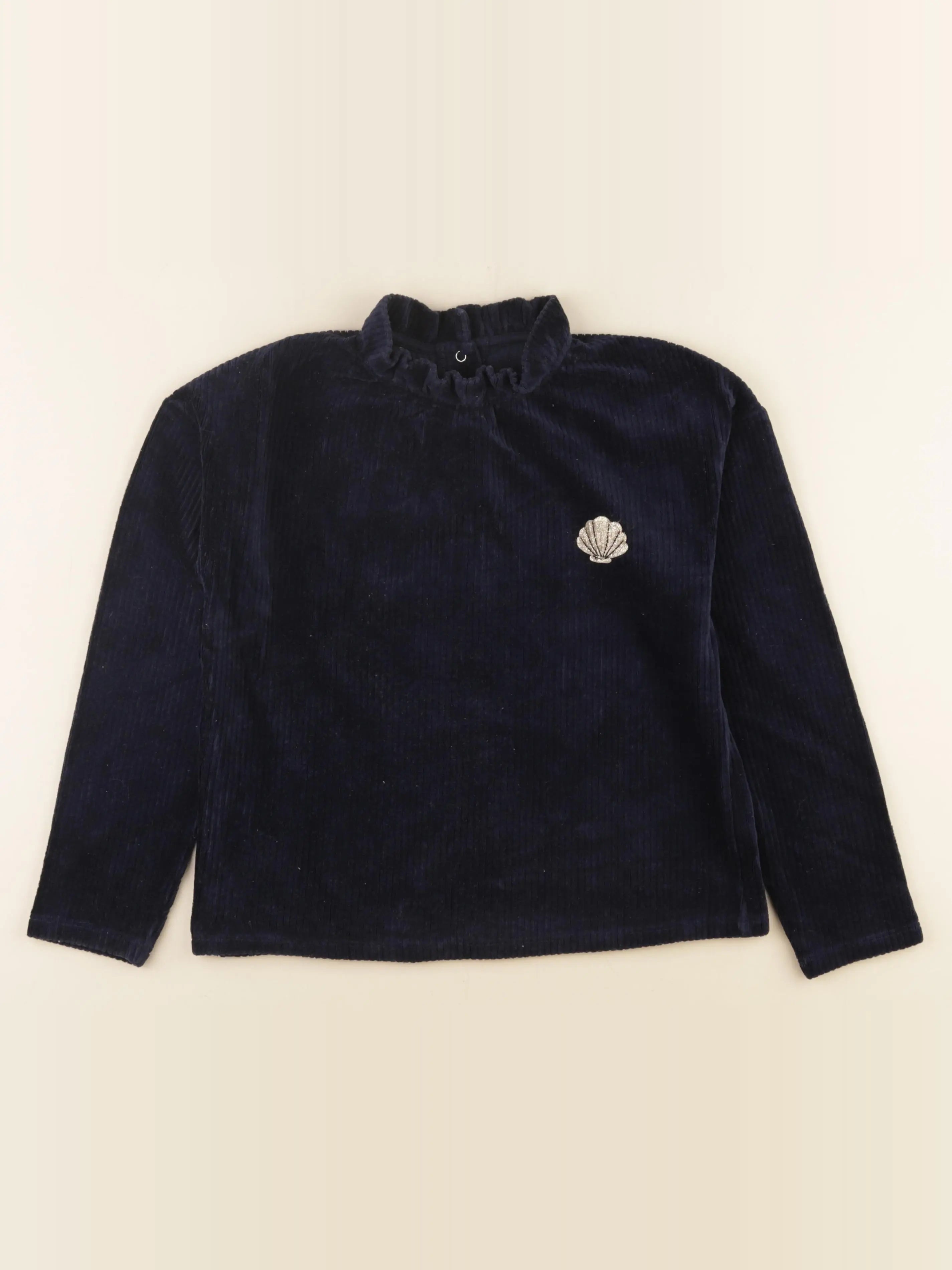 Vertbaudet - sweat bleu - 10 ans