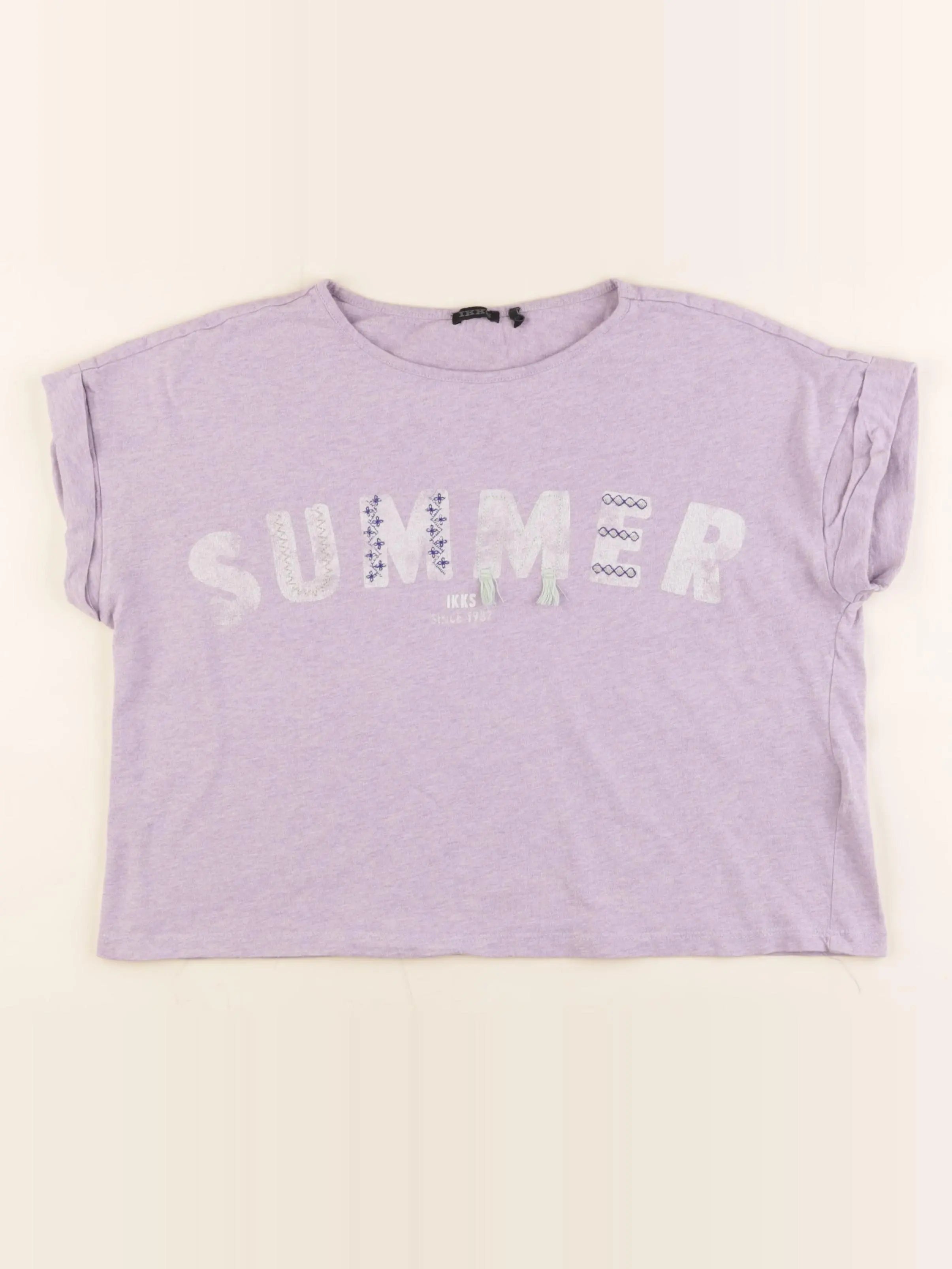 IKKS - tee-shirt violet - 12 ans