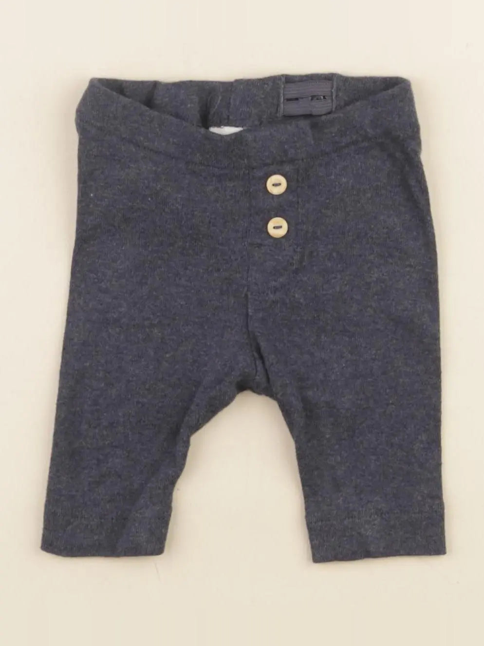 H&M - legging gris - 1/2 mois