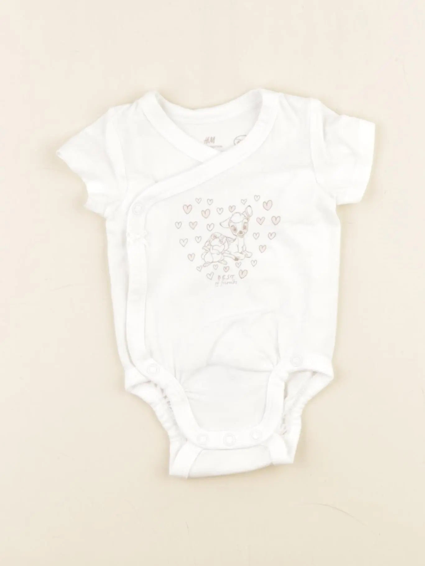 H&M - body blanc - 0 mois