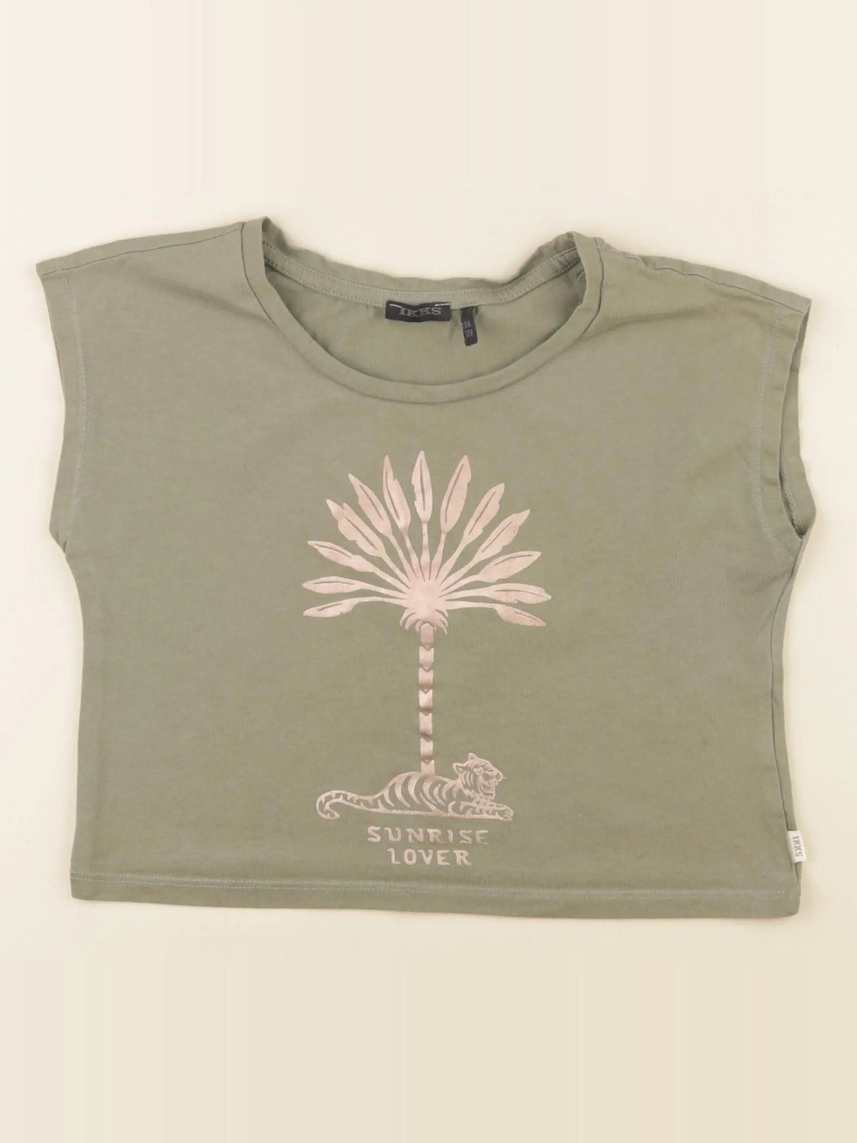 IKKS - tee-shirt vert - 8 ans