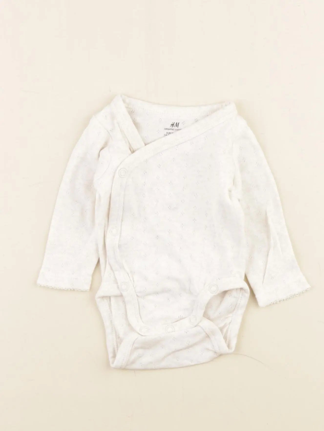 H&M - body beige - 0 mois