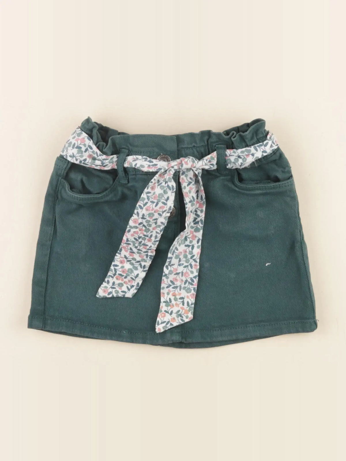 Vertbaudet - jupe vert - 3 ans
