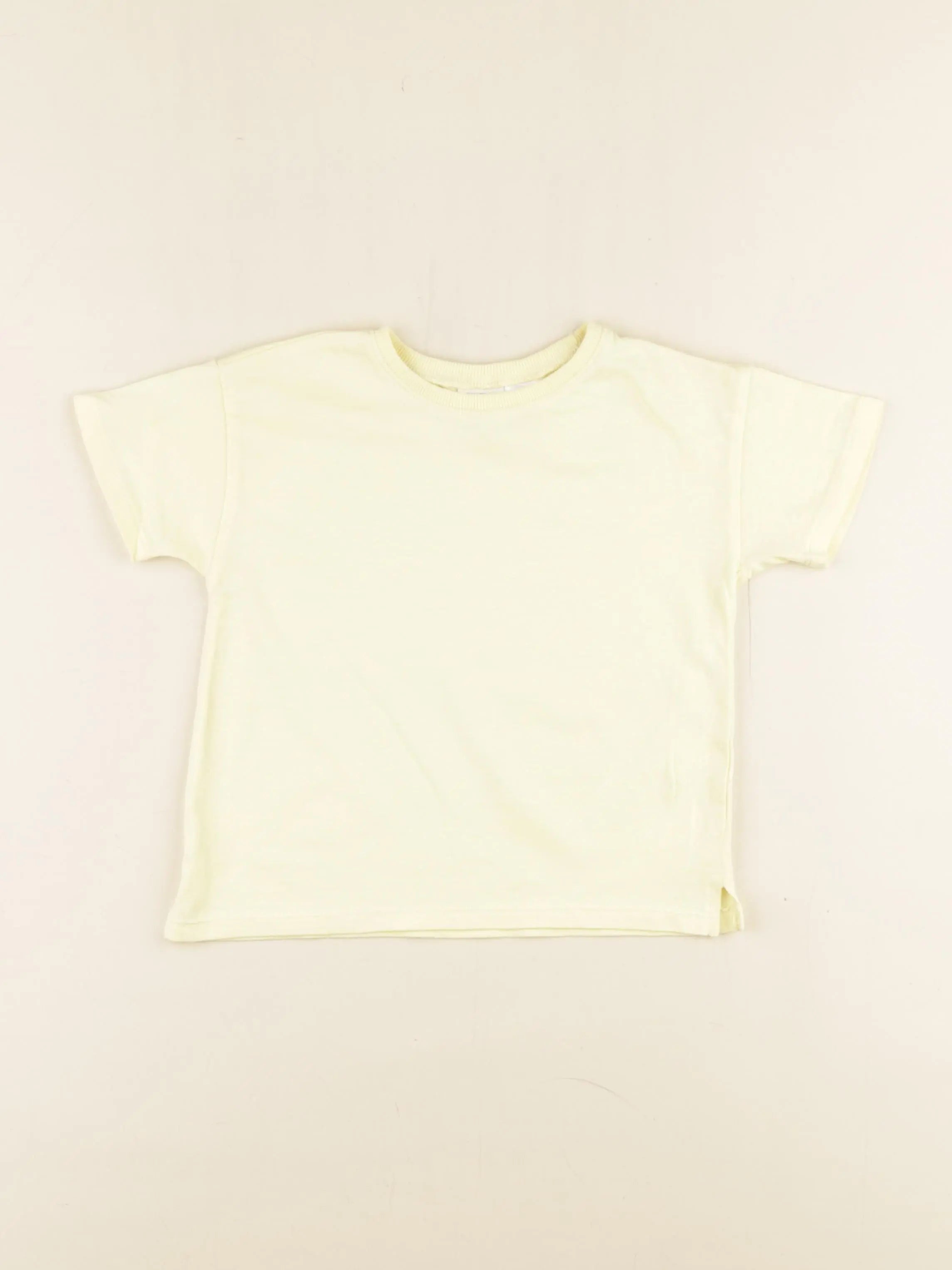 Zara - tee-shirt jaune - 18/24 mois