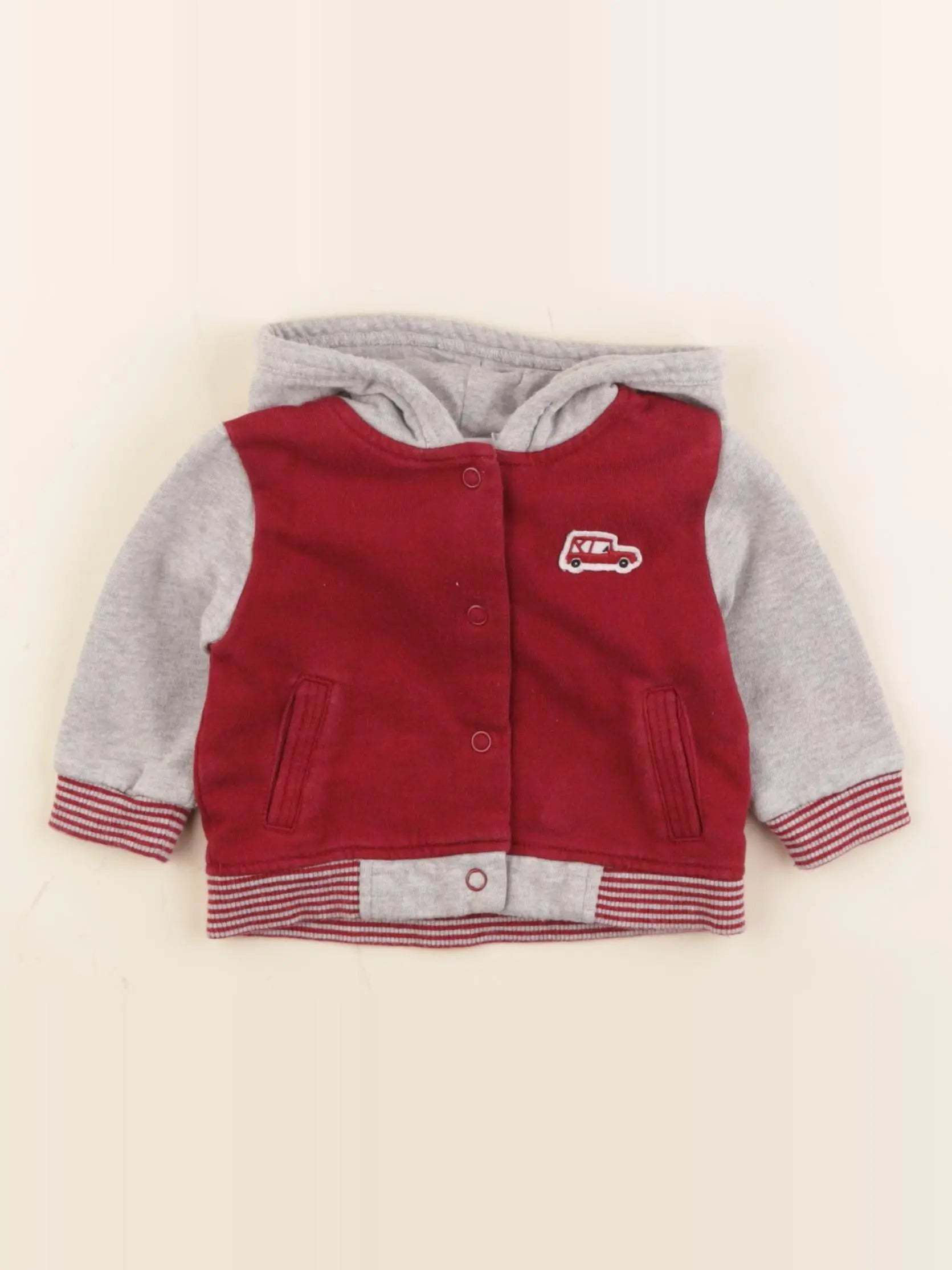 Boutchou - sweat rouge - 6 mois