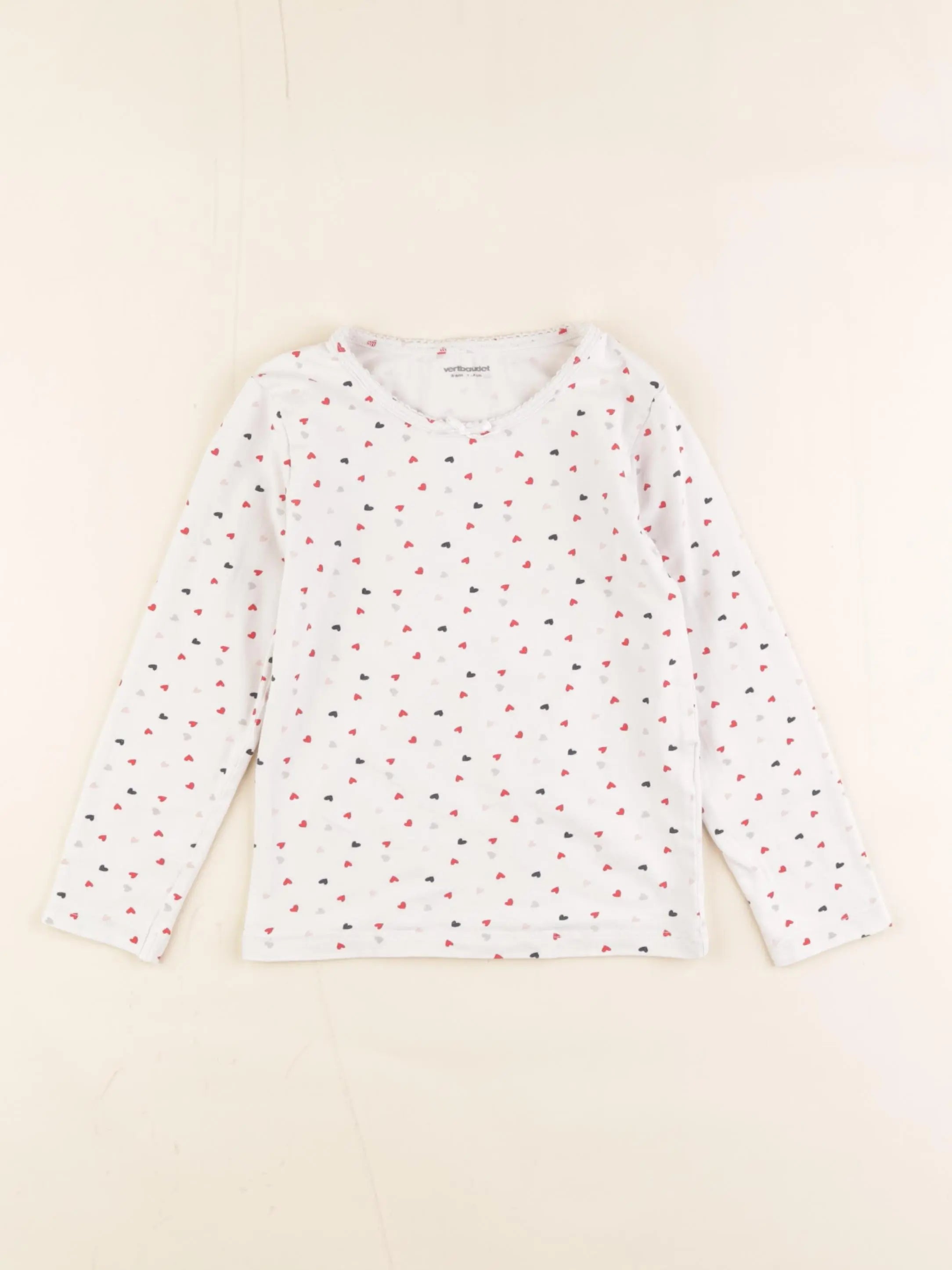 Vertbaudet - maillot de corps blanc - 6 ans