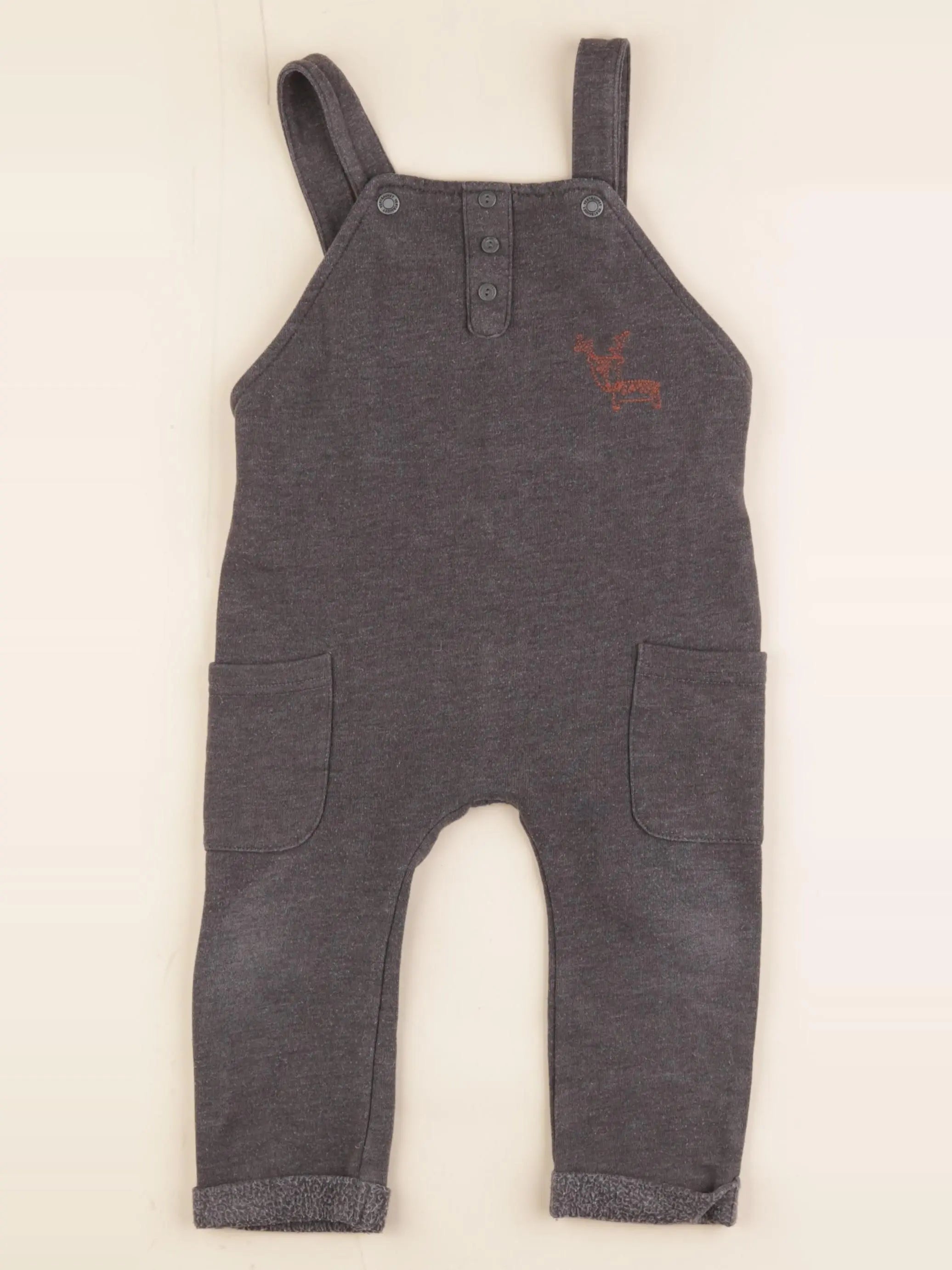 Vertbaudet - combinaison gris - 2 ans