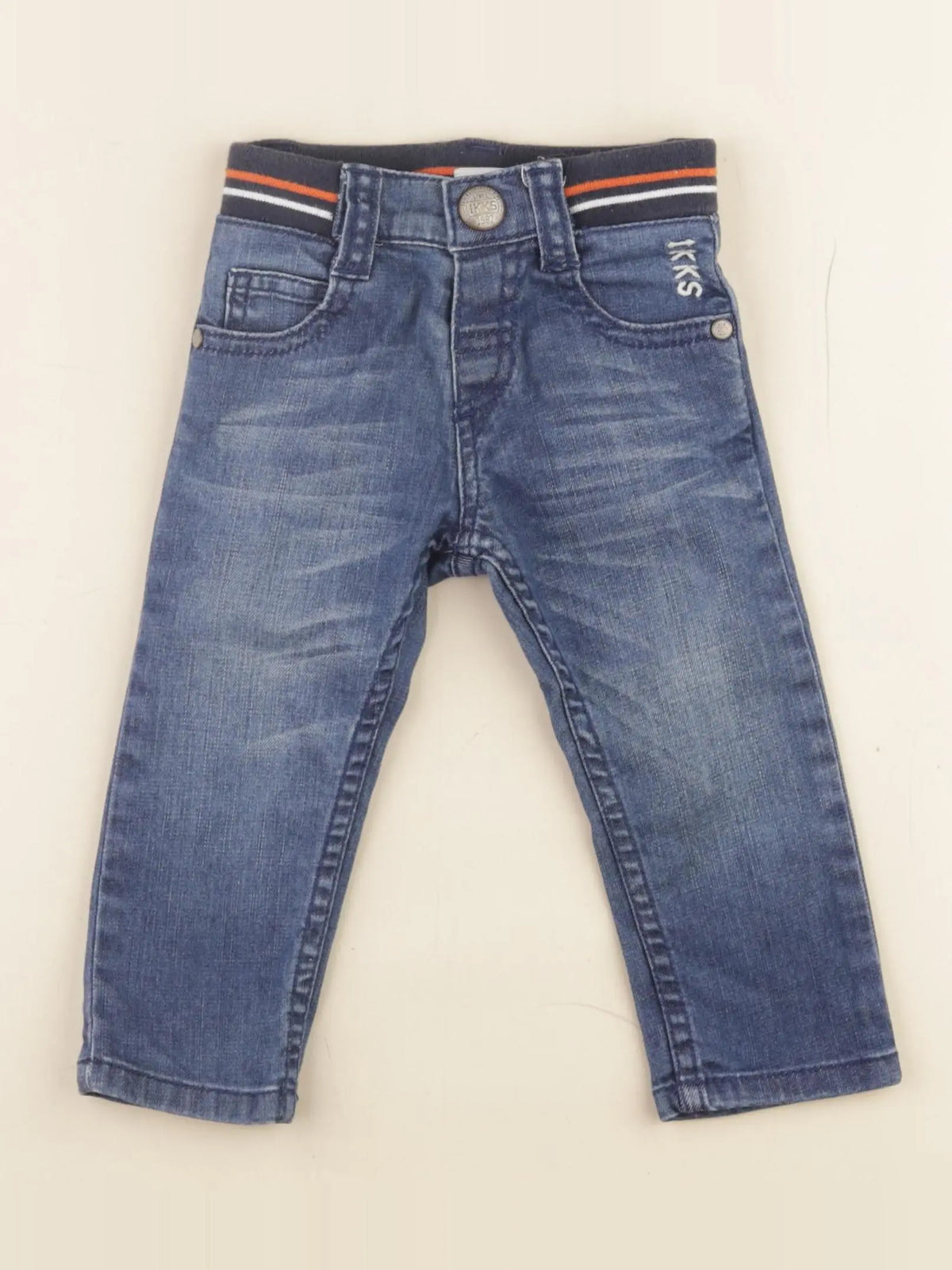 IKKS - jean bleu - 12 mois