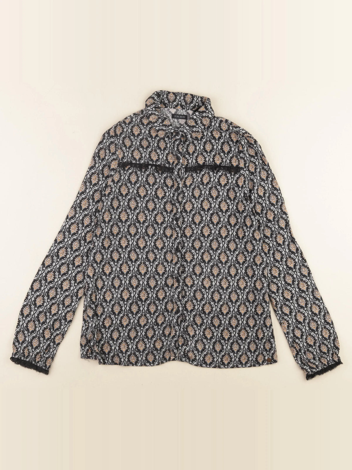IKKS - blouse noir - 10 ans