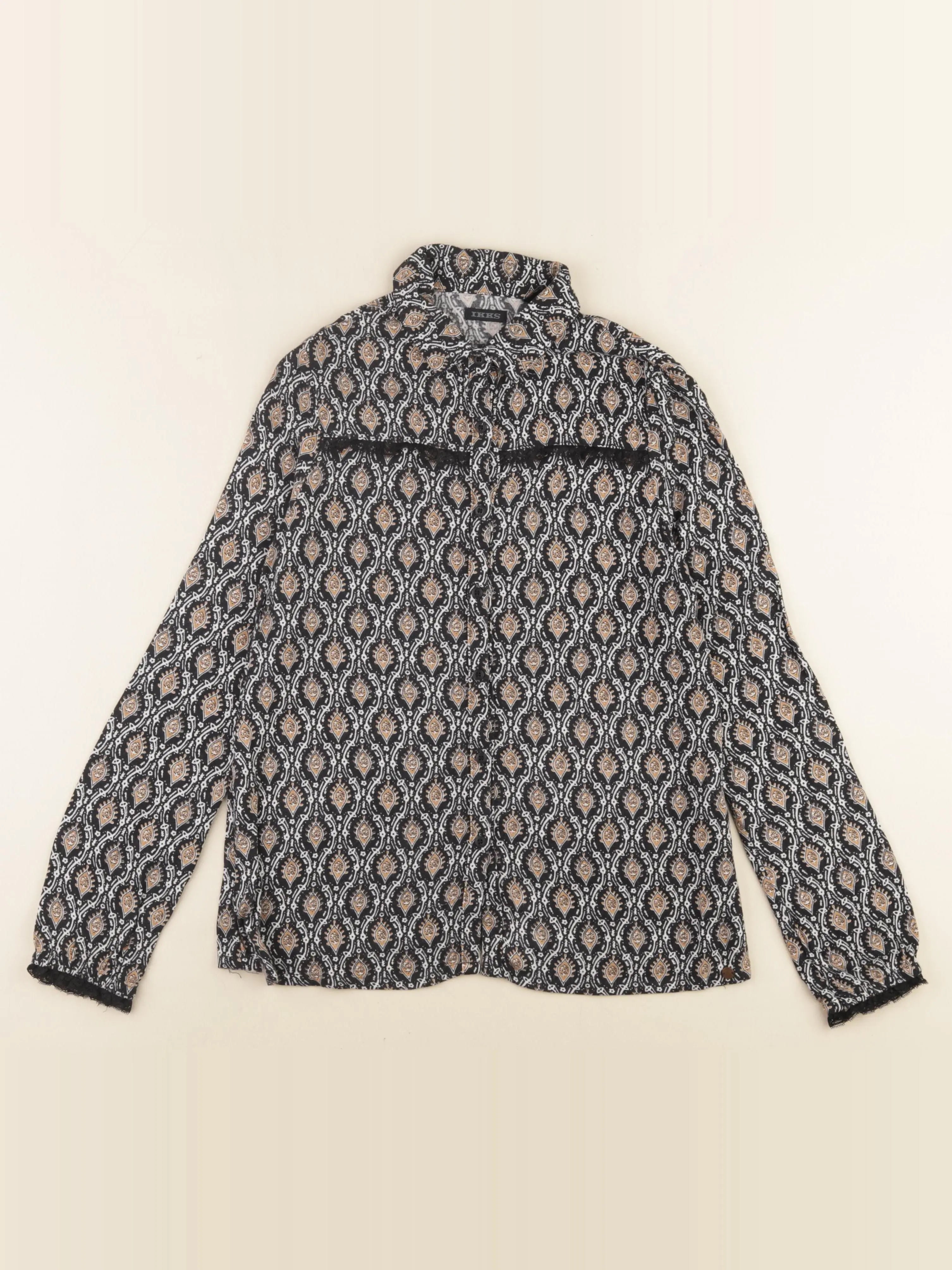 IKKS - blouse noir - 10 ans