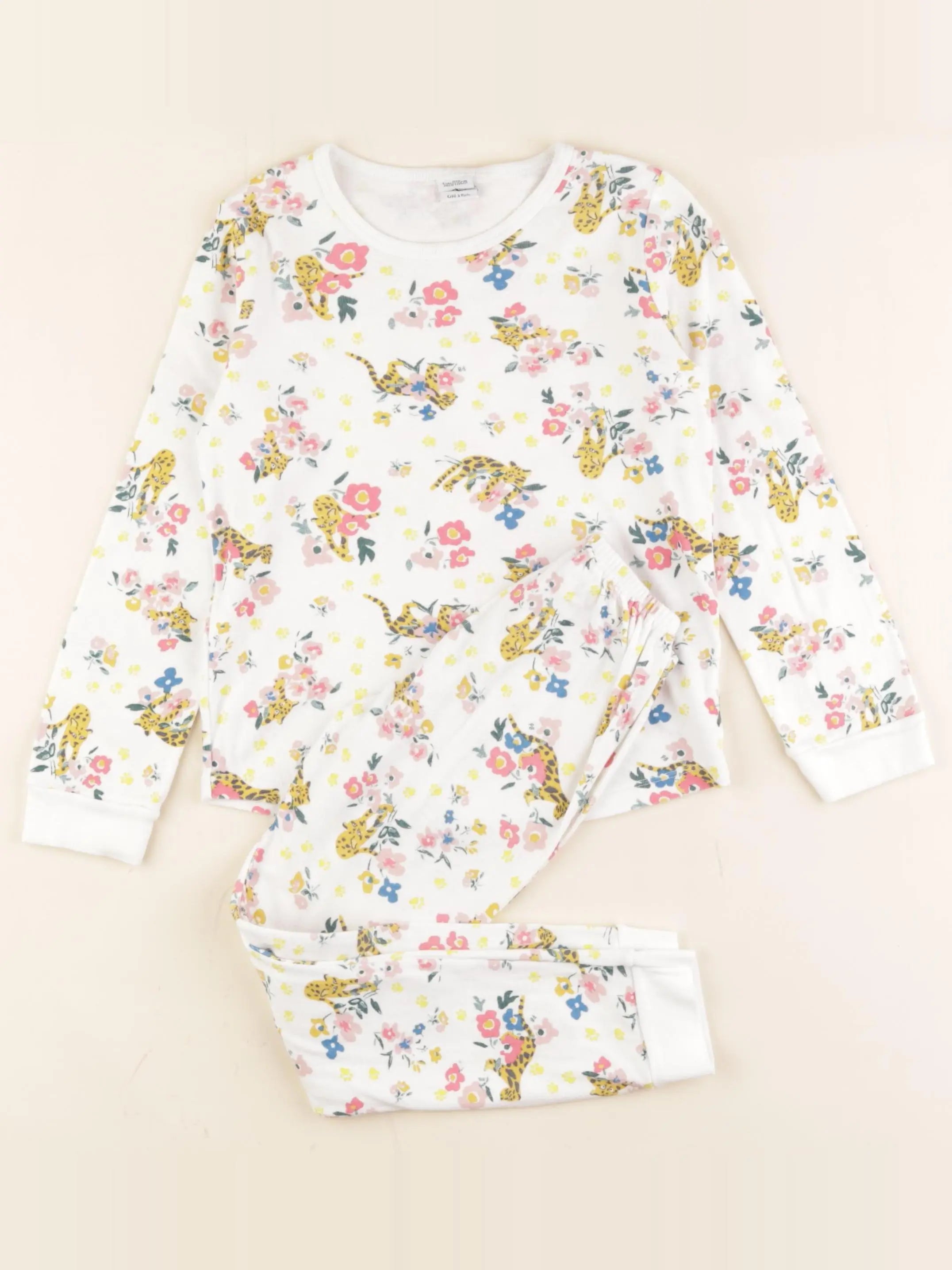 Petit Bateau - pyjama coton multicolore - 5 ans