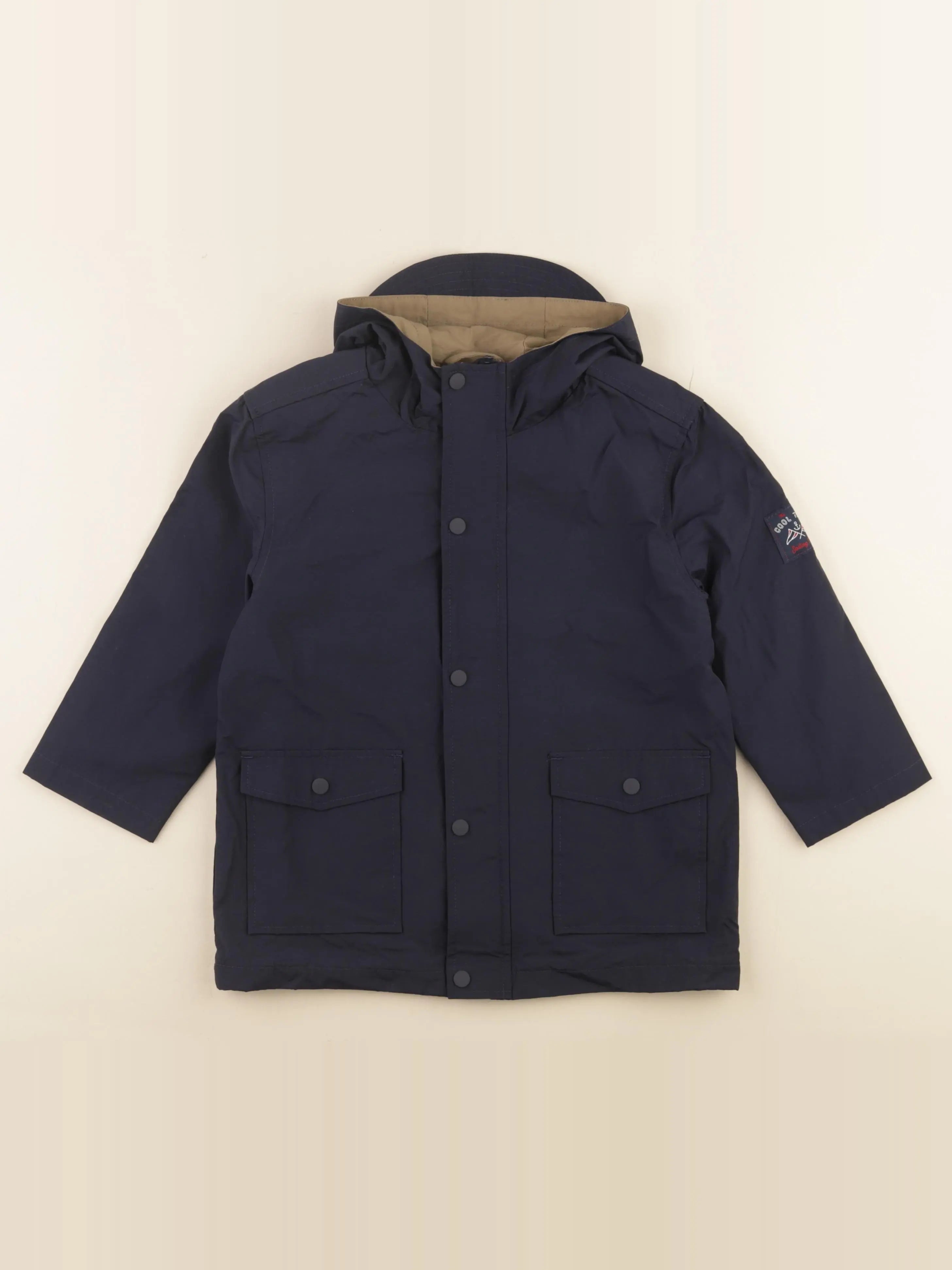 Cyrillus - coupe-vent bleu - 4 ans