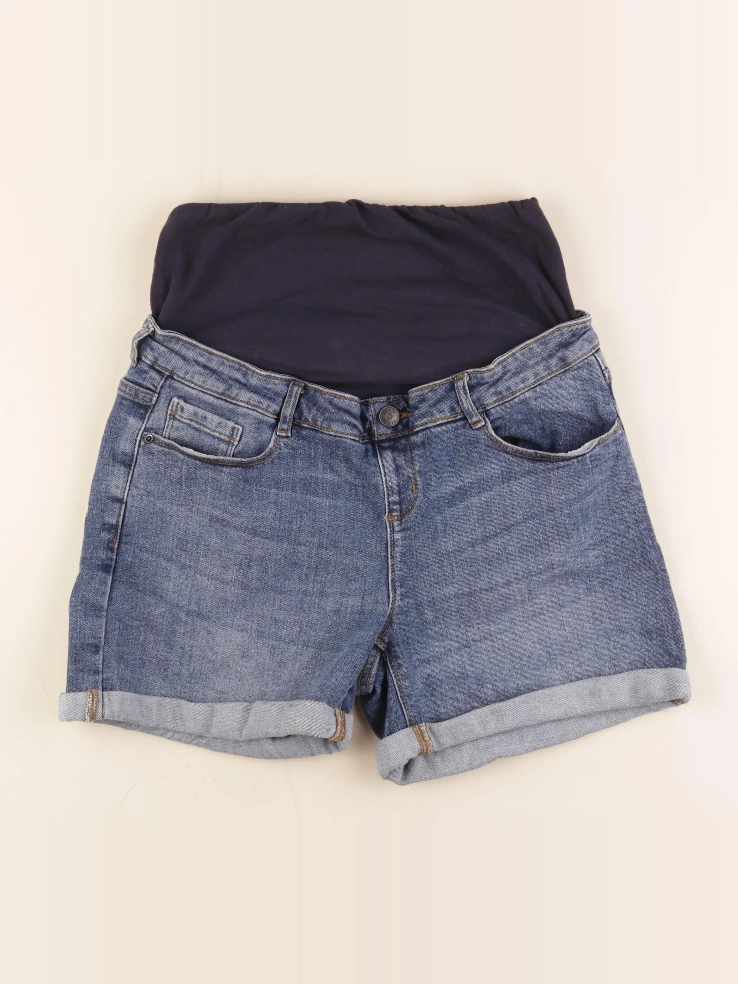 Vertbaudet - short grossesse bleu - 38