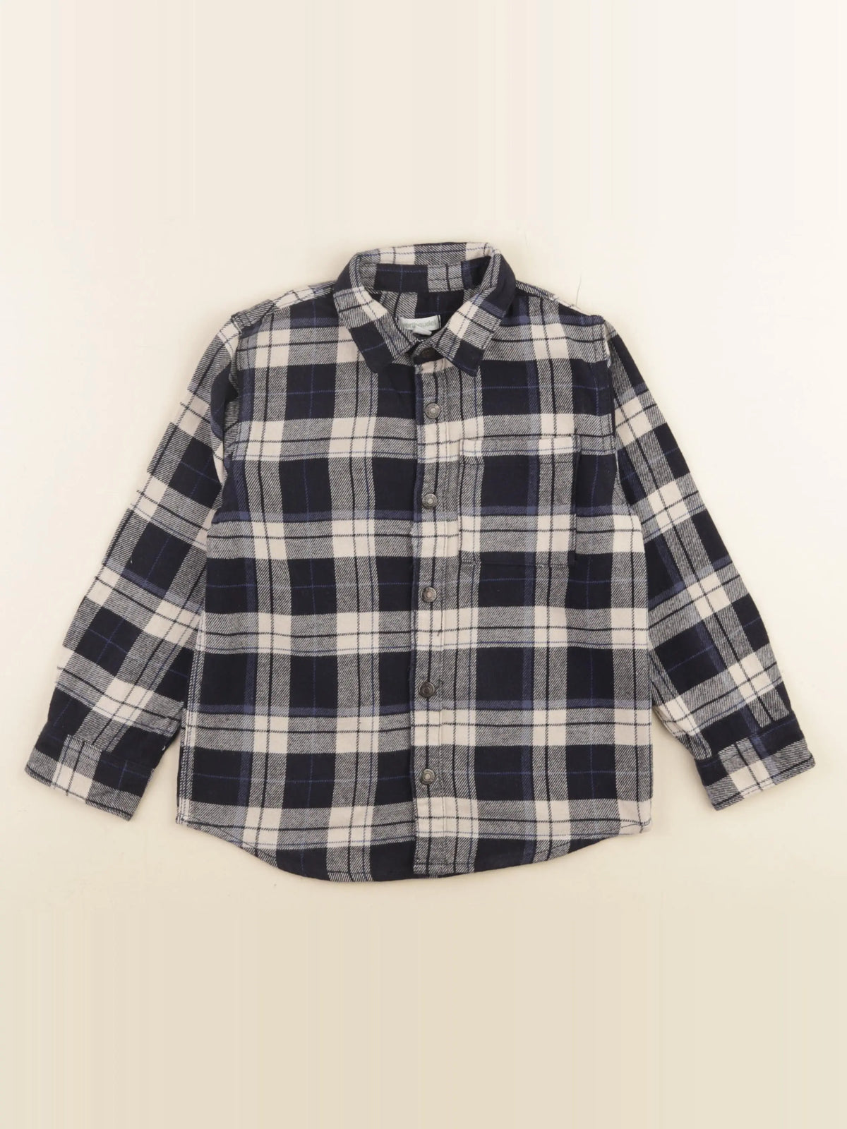 Vertbaudet - chemise bleu - 6 ans