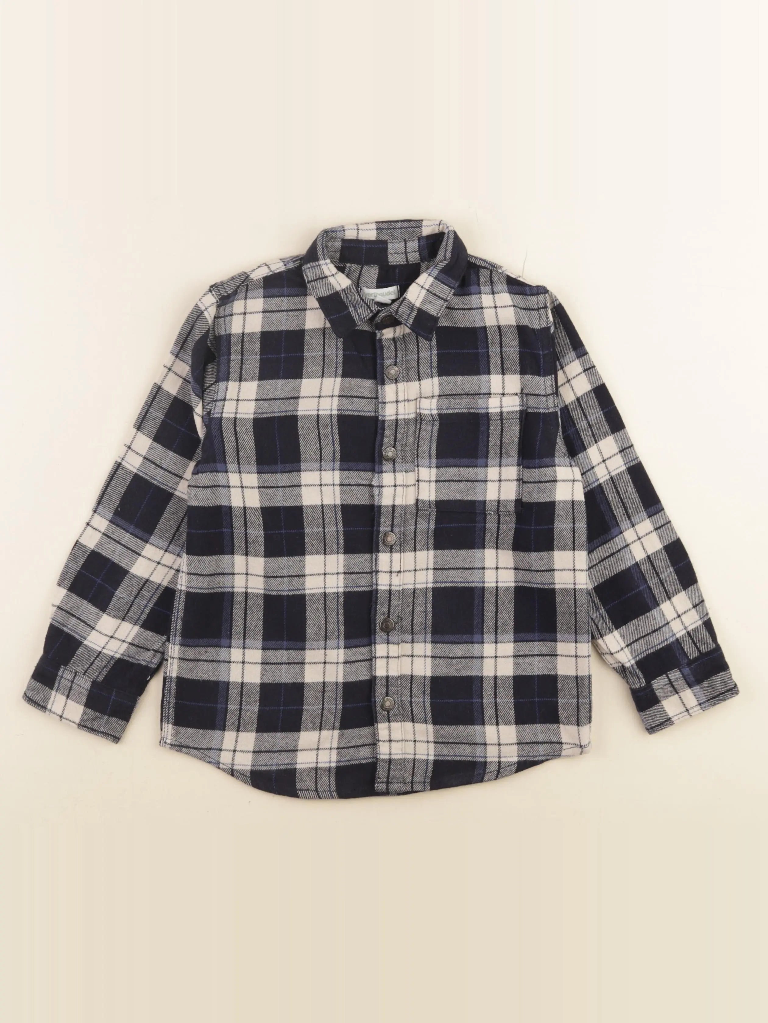Vertbaudet - chemise bleu - 6 ans