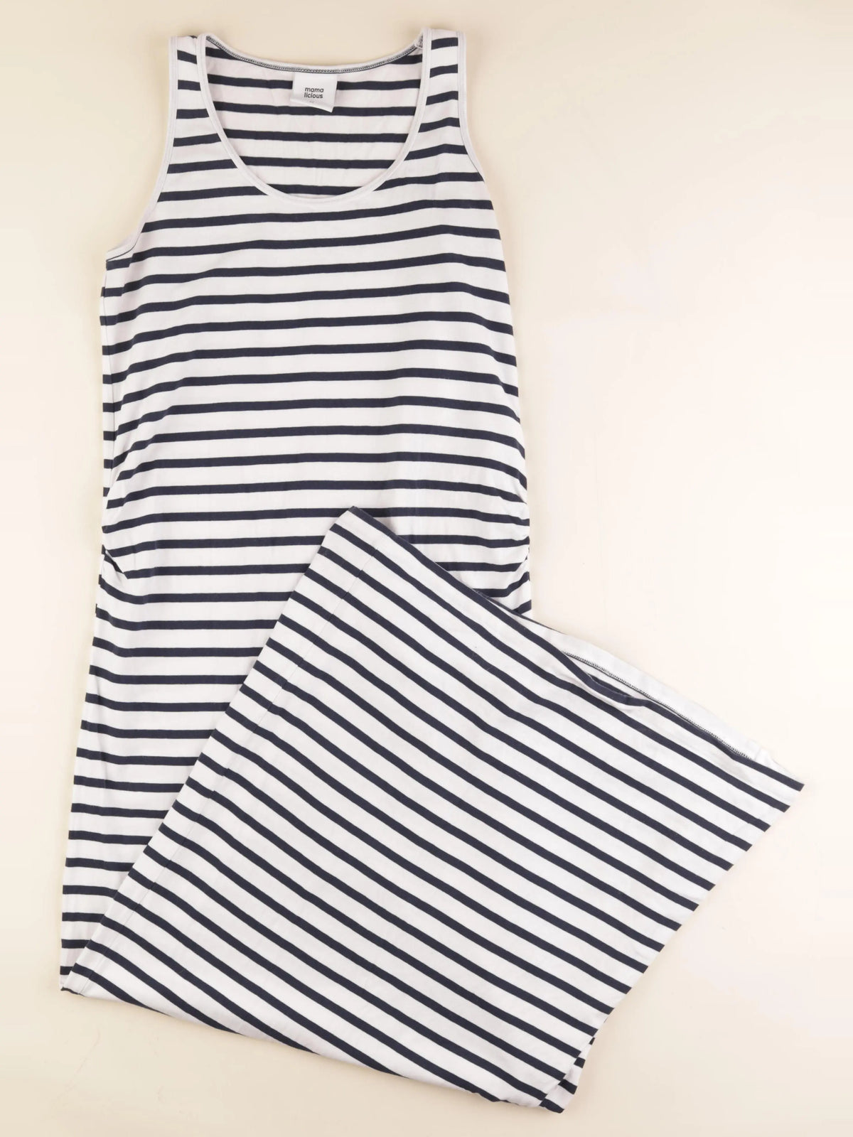 Mamalicious - robe grossesse bleu, blanc - 38