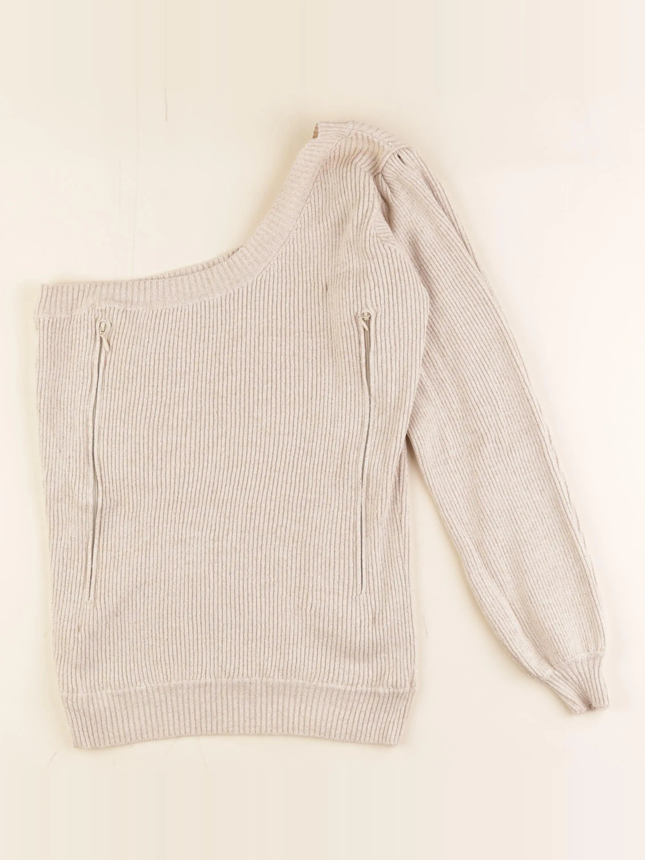 Tajine banane - pull allaitement beige, or - 38 à 40