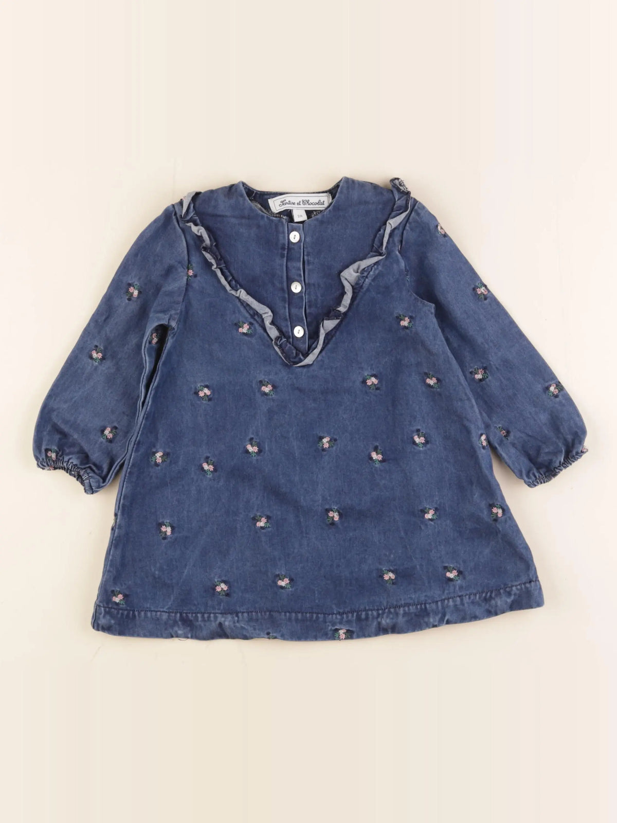 Tartine & Chocolat - robe bleu - 2 ans