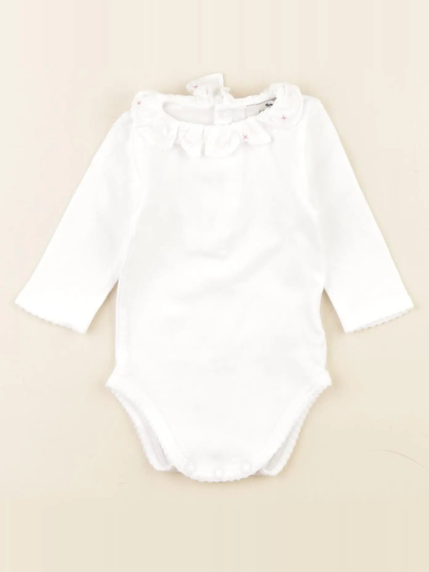 Cyrillus - body à col blanc - 3 mois