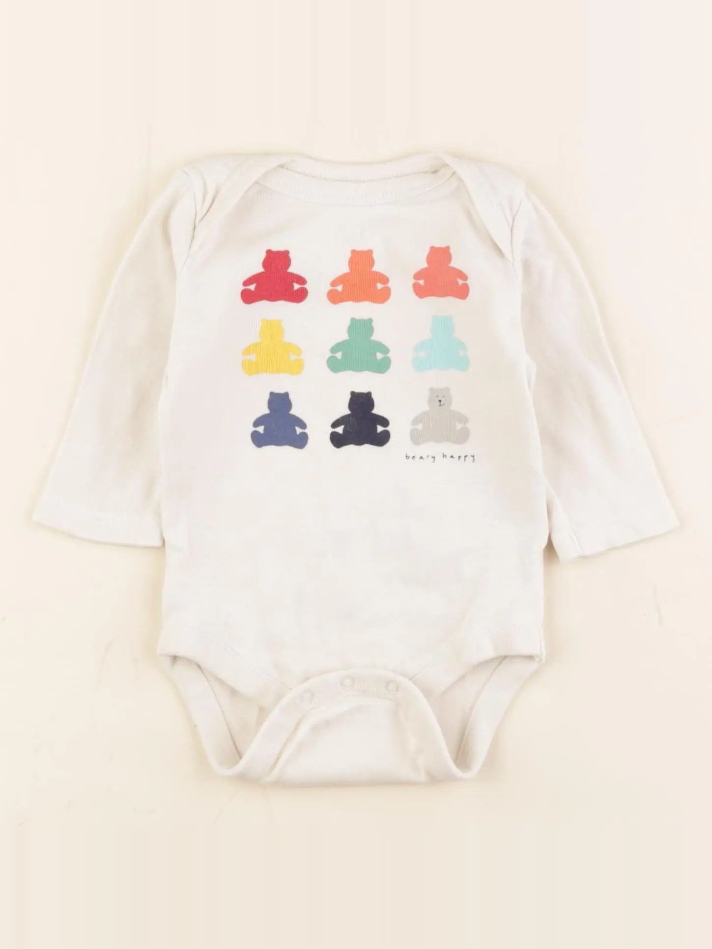 GAP - body beige - 0/3 mois