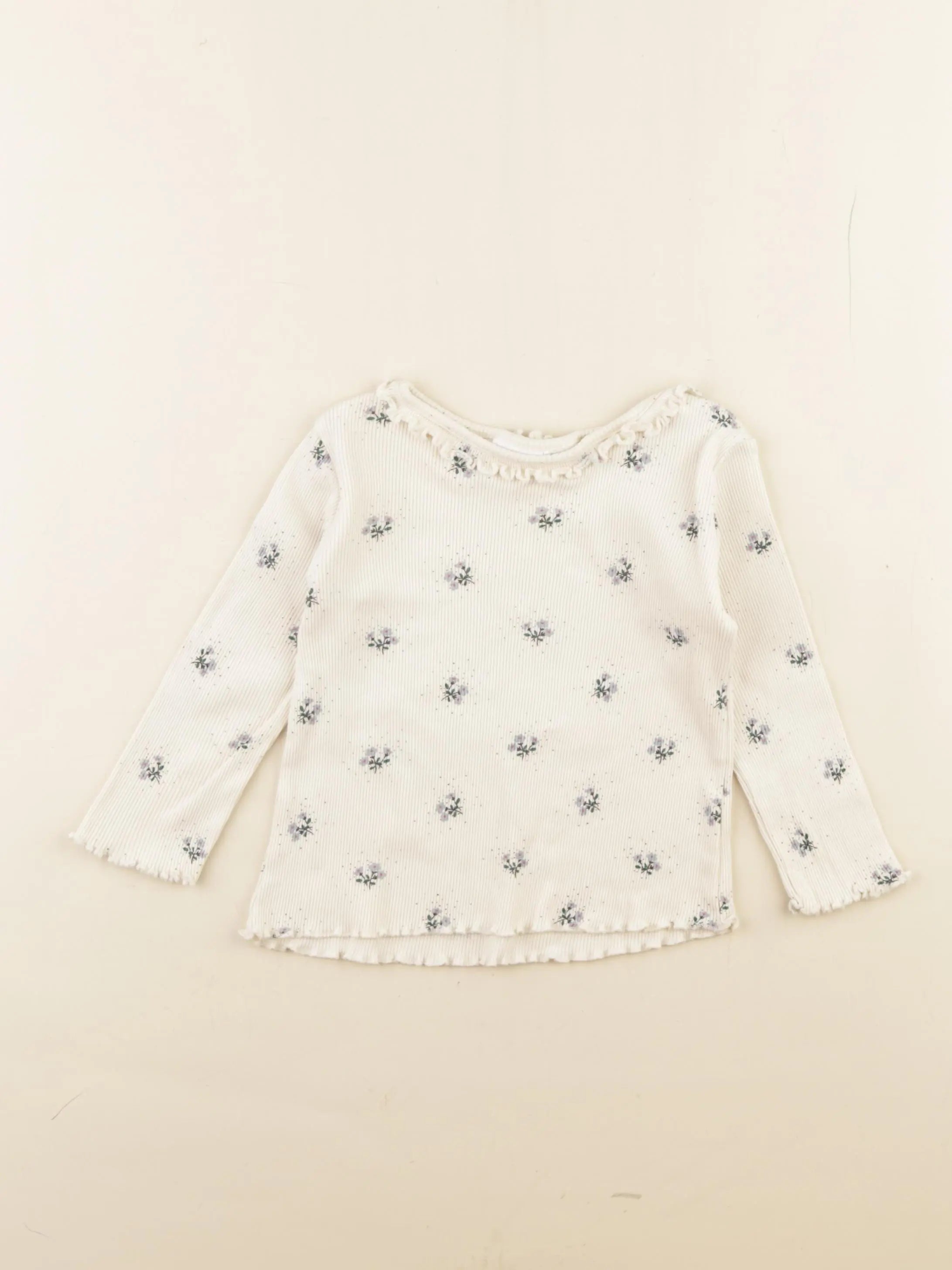 Zara - tee-shirt beige - 18/24 mois