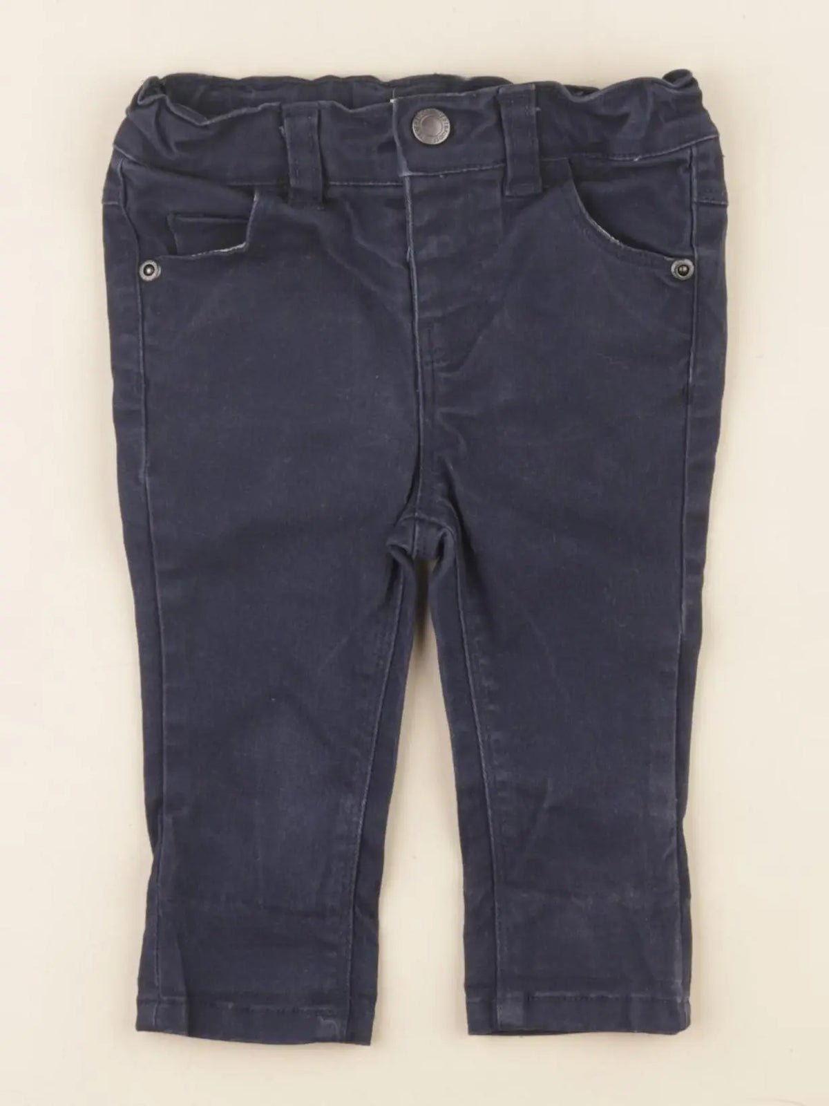 Vertbaudet - pantalon bleu - 6 mois