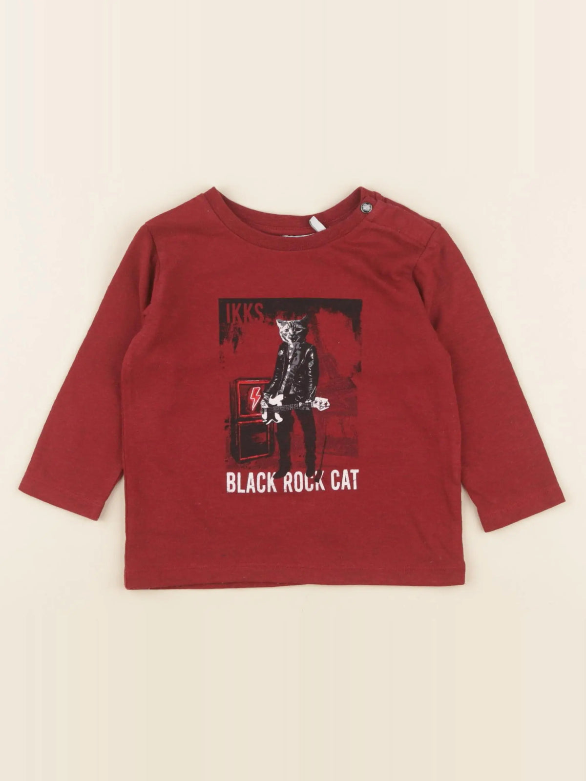 IKKS - tee-shirt rouge - 12 mois