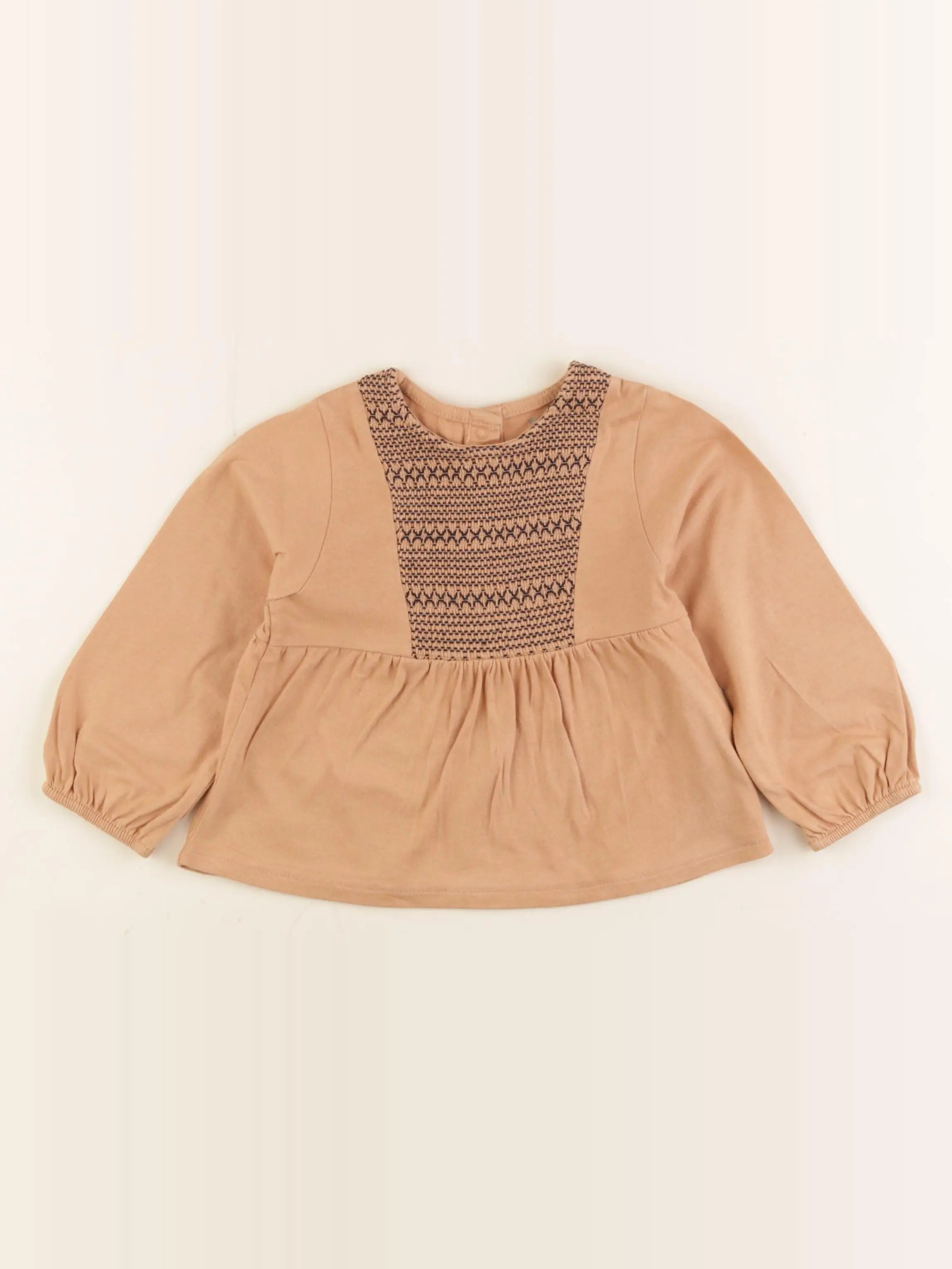 Vertbaudet - tee-shirt marron - 2 ans