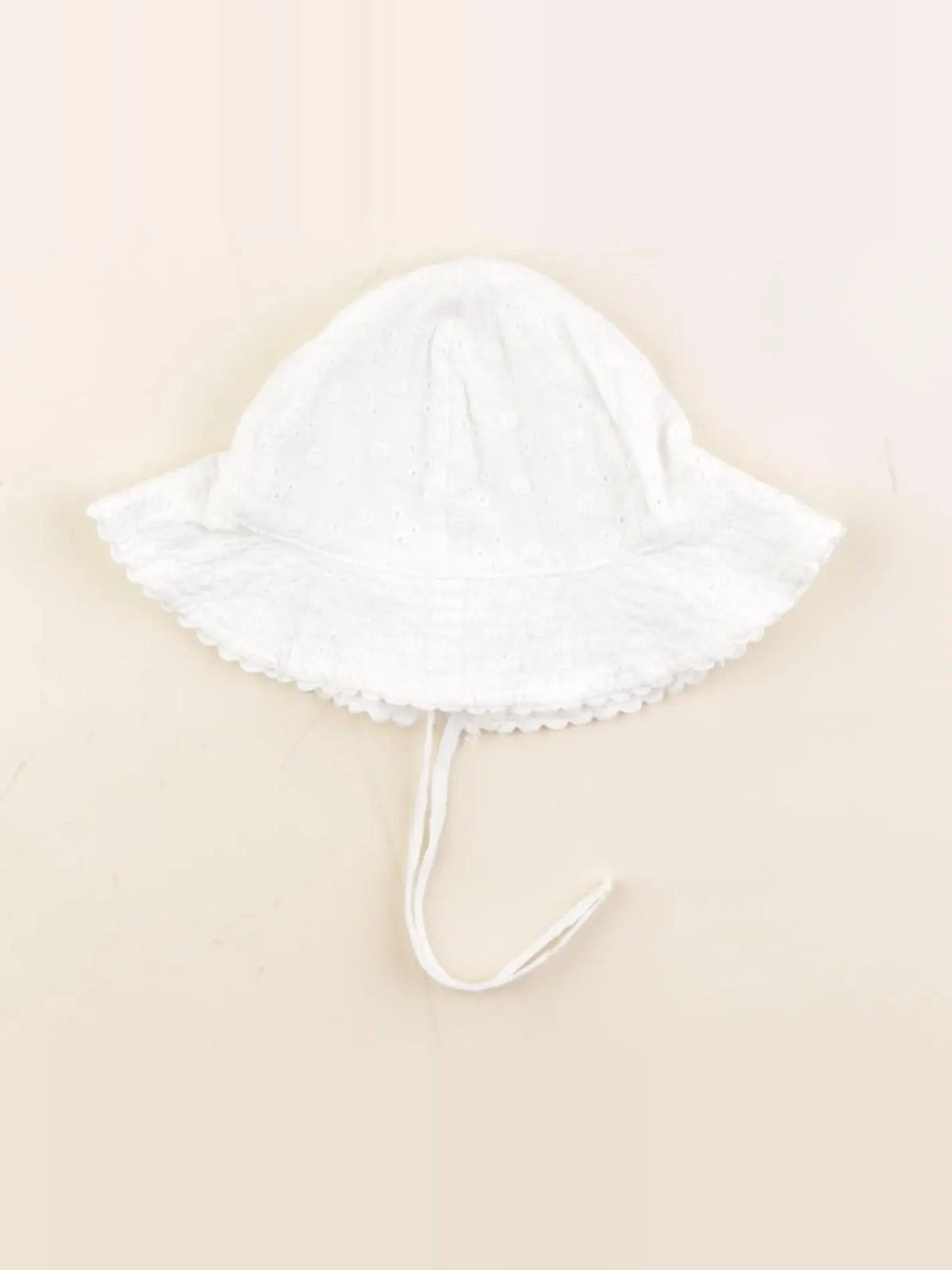 Vertbaudet - chapeau blanc - 12/18 mois