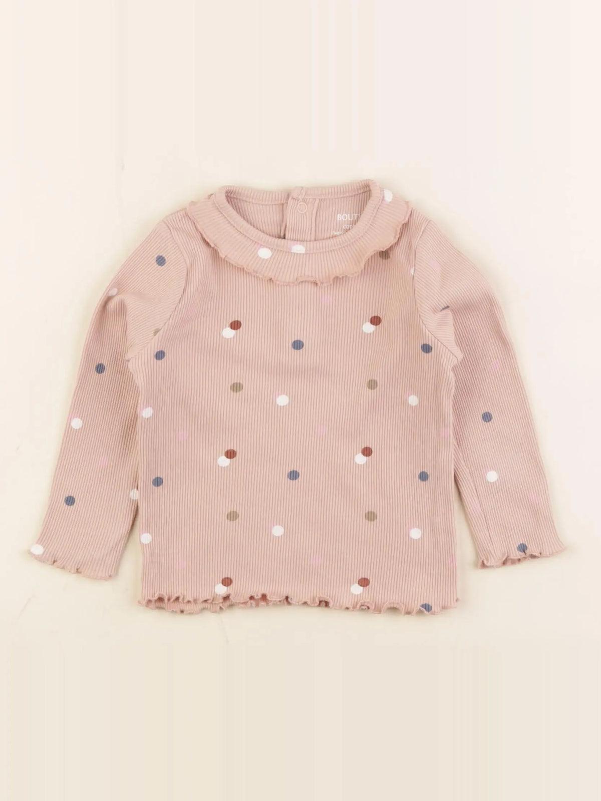 Boutchou - tee-shirt rose - 9 mois