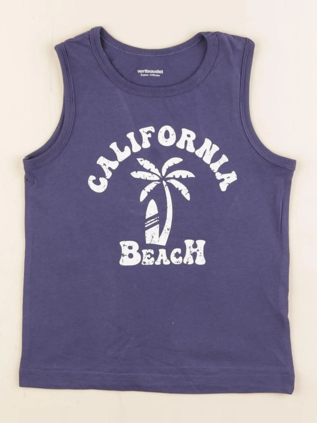 Vertbaudet - débardeur bleu - 5 ans