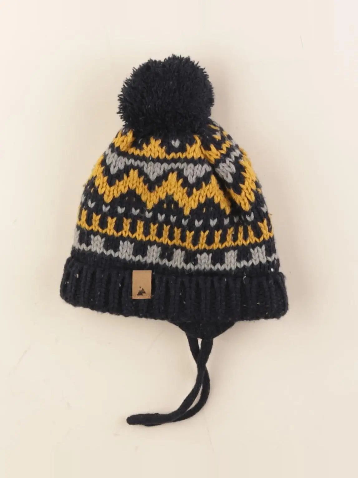 Tape à l'oeil - bonnet bleu, jaune - 3/9 mois