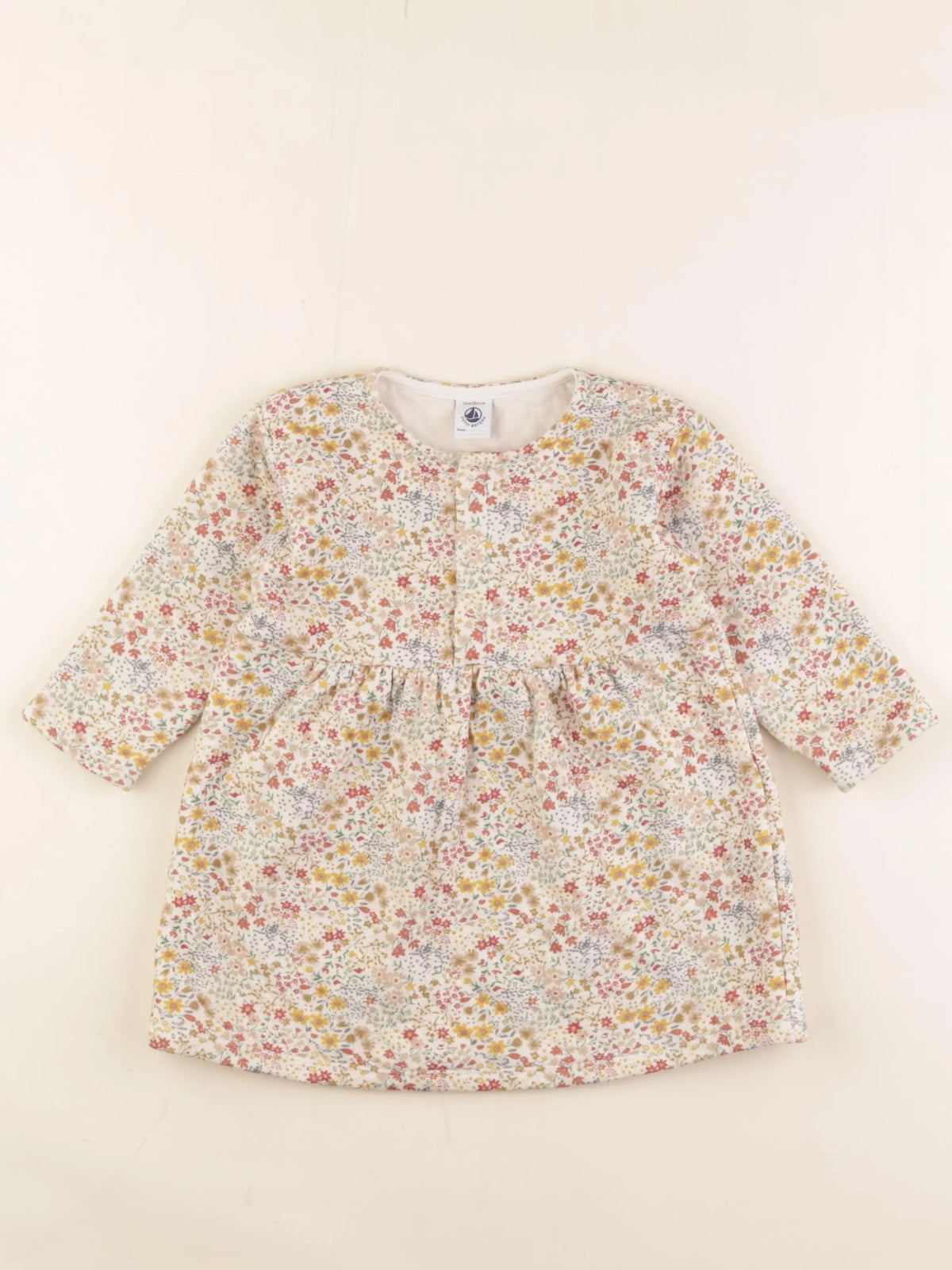 Petit Bateau - robe multicolore - 24 mois