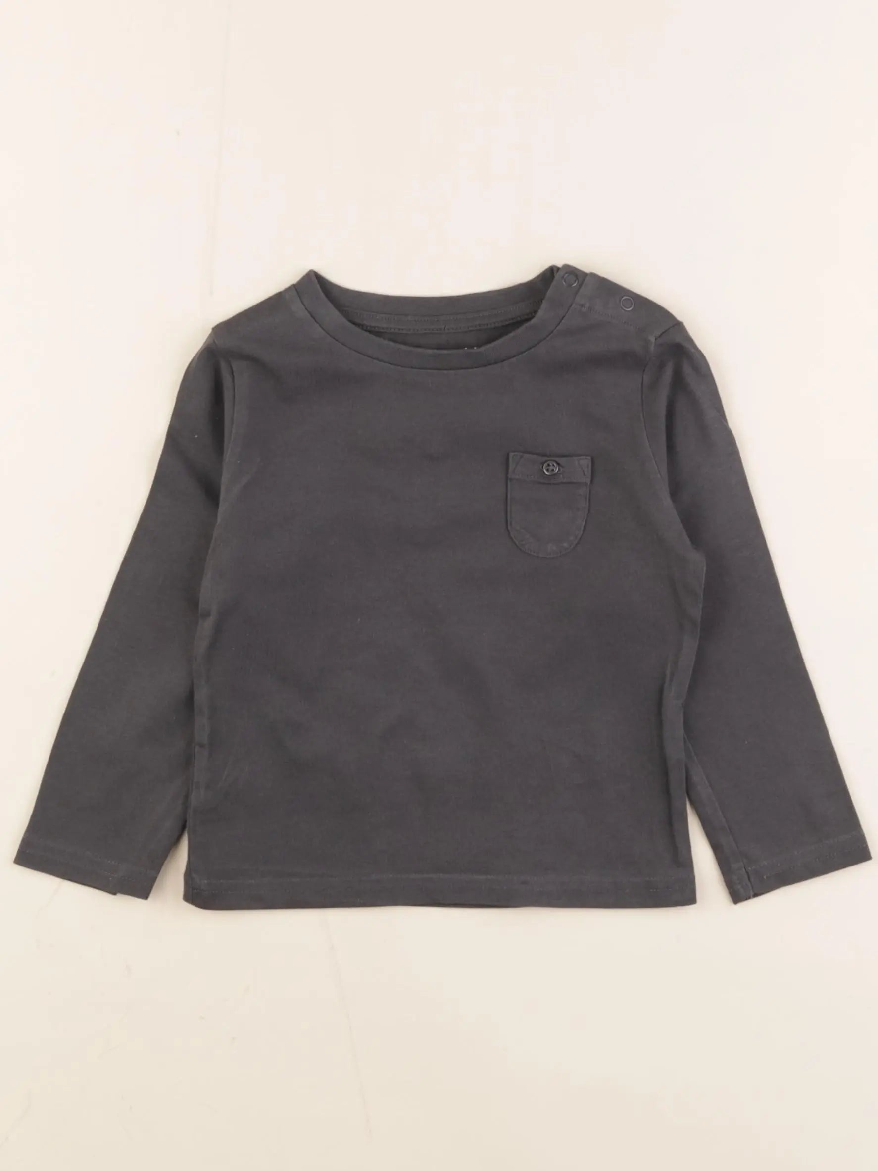 Vertbaudet - tee-shirt gris - 18 mois
