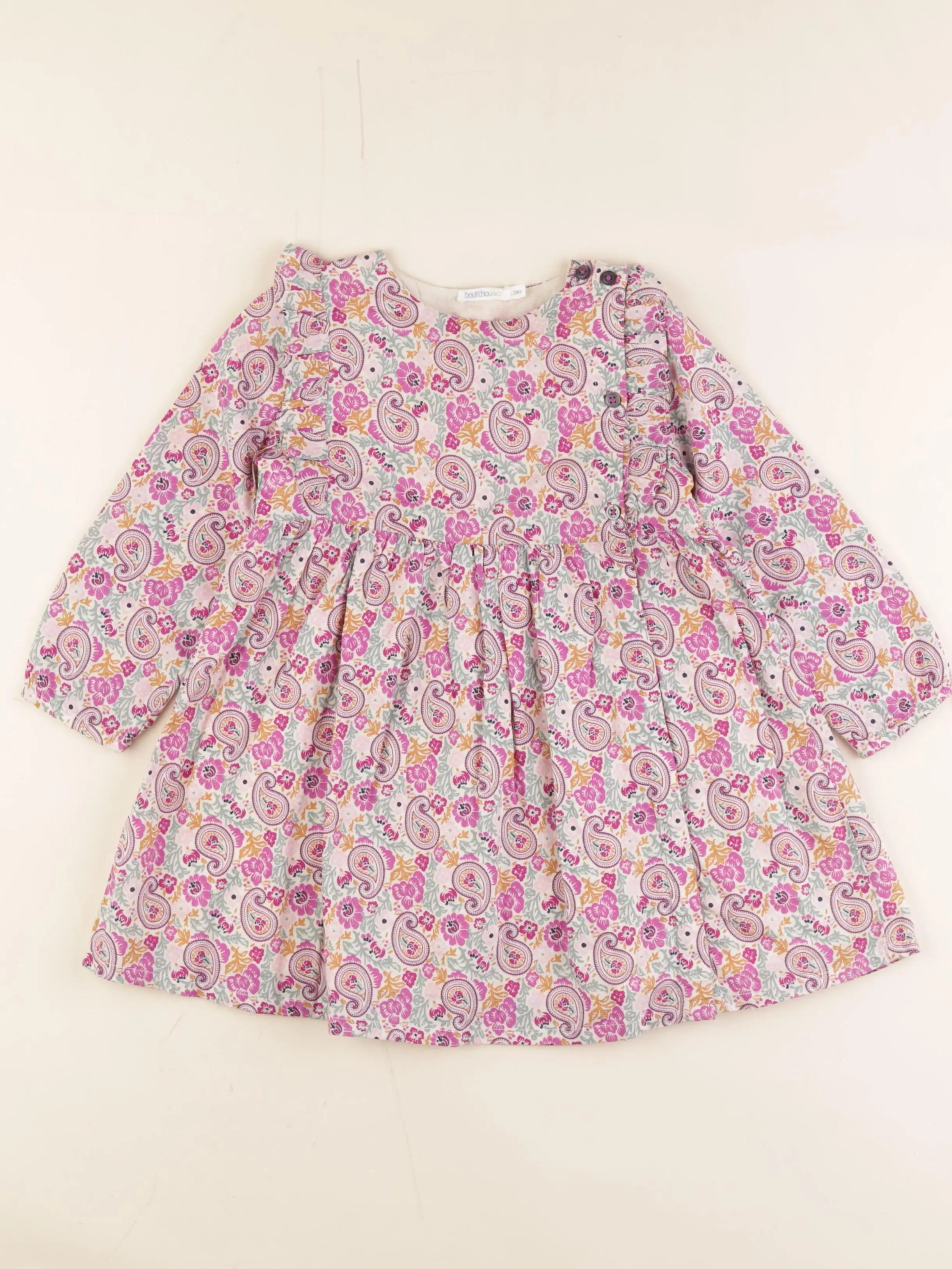 Boutchou - robe rose - 24 mois