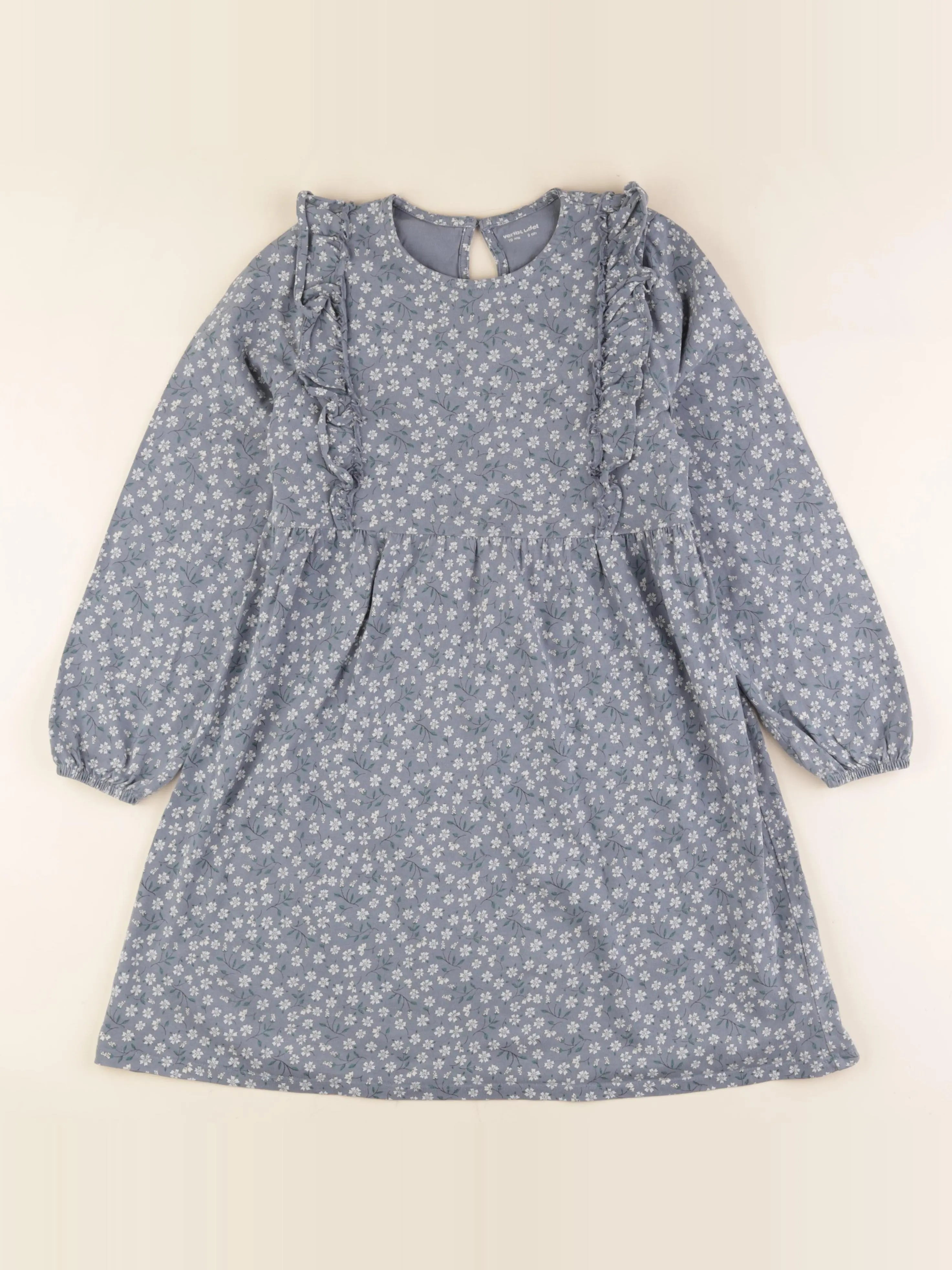 Vertbaudet - robe bleu - 10 ans