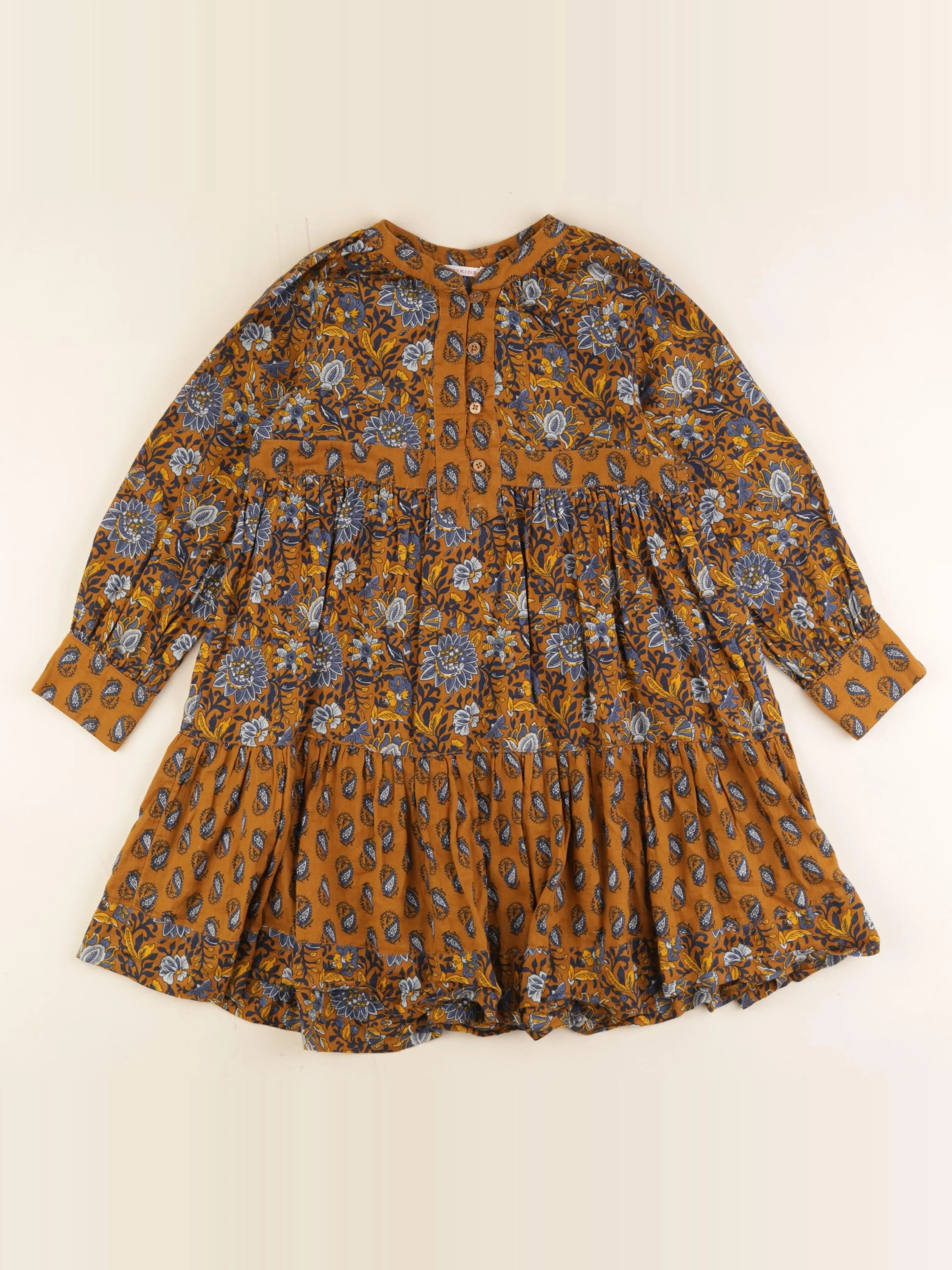 Monoprix - robe jaune - 8 ans