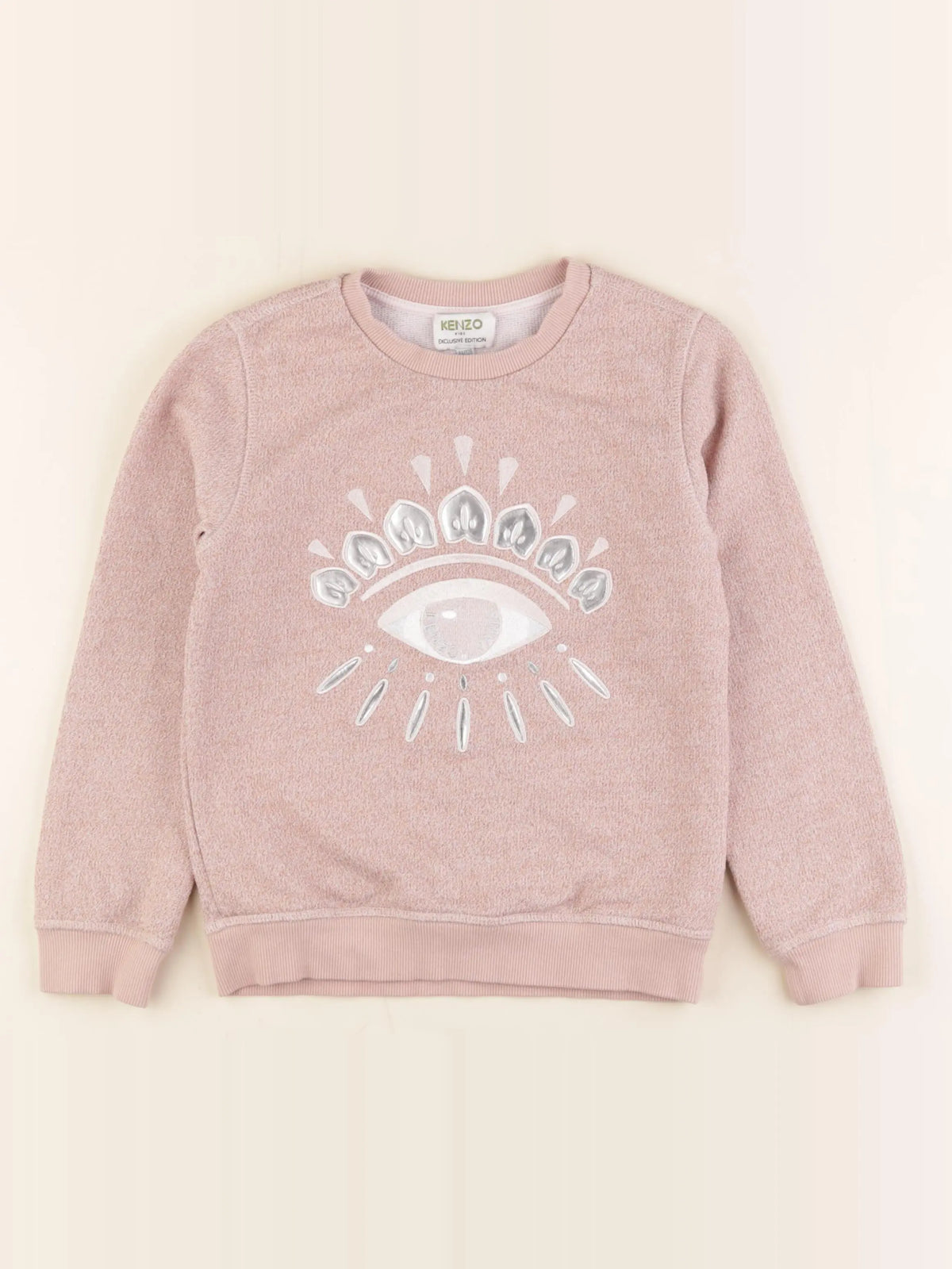 Kenzo - sweat rose - 8 ans