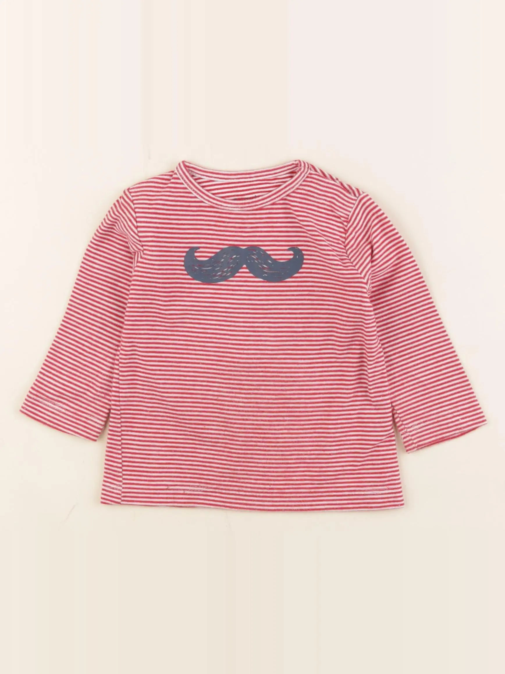 Boutchou - tee-shirt rouge - 9 mois