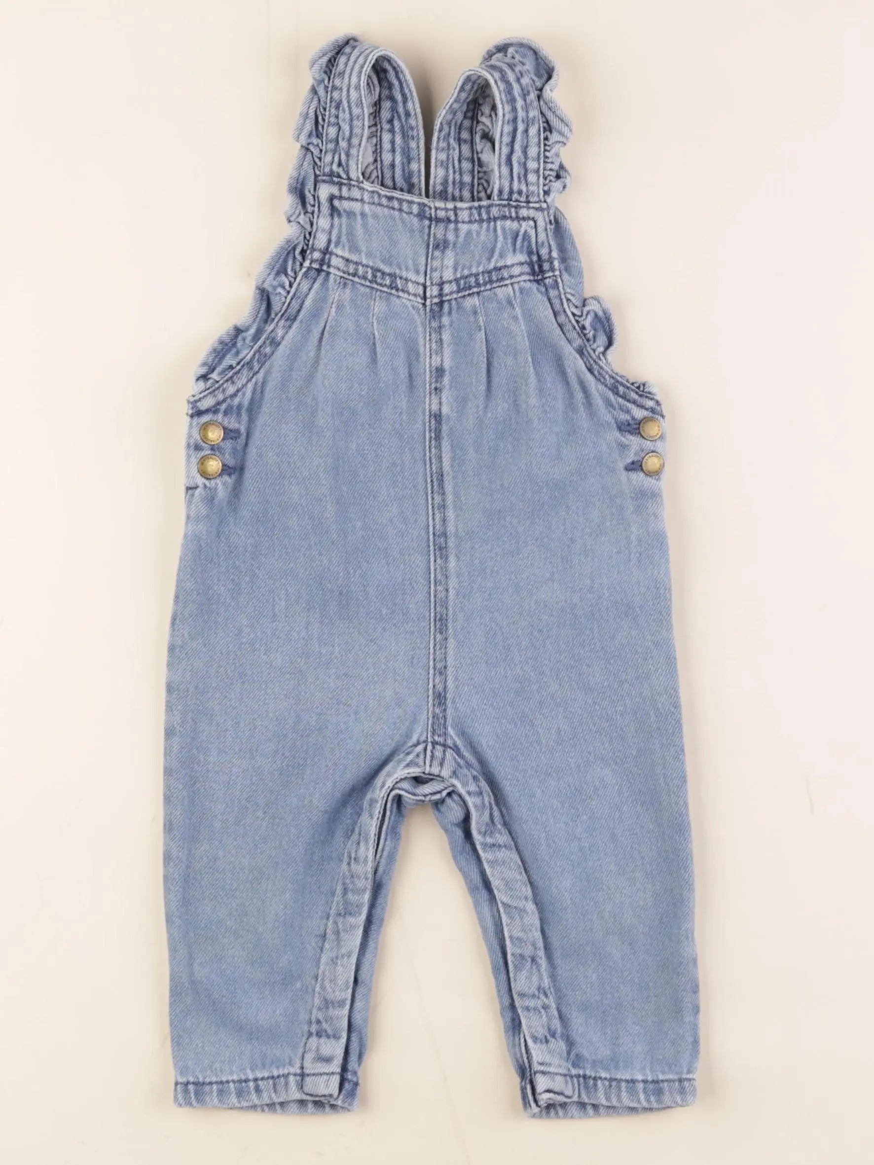 Vertbaudet - salopette bleu - 9 mois
