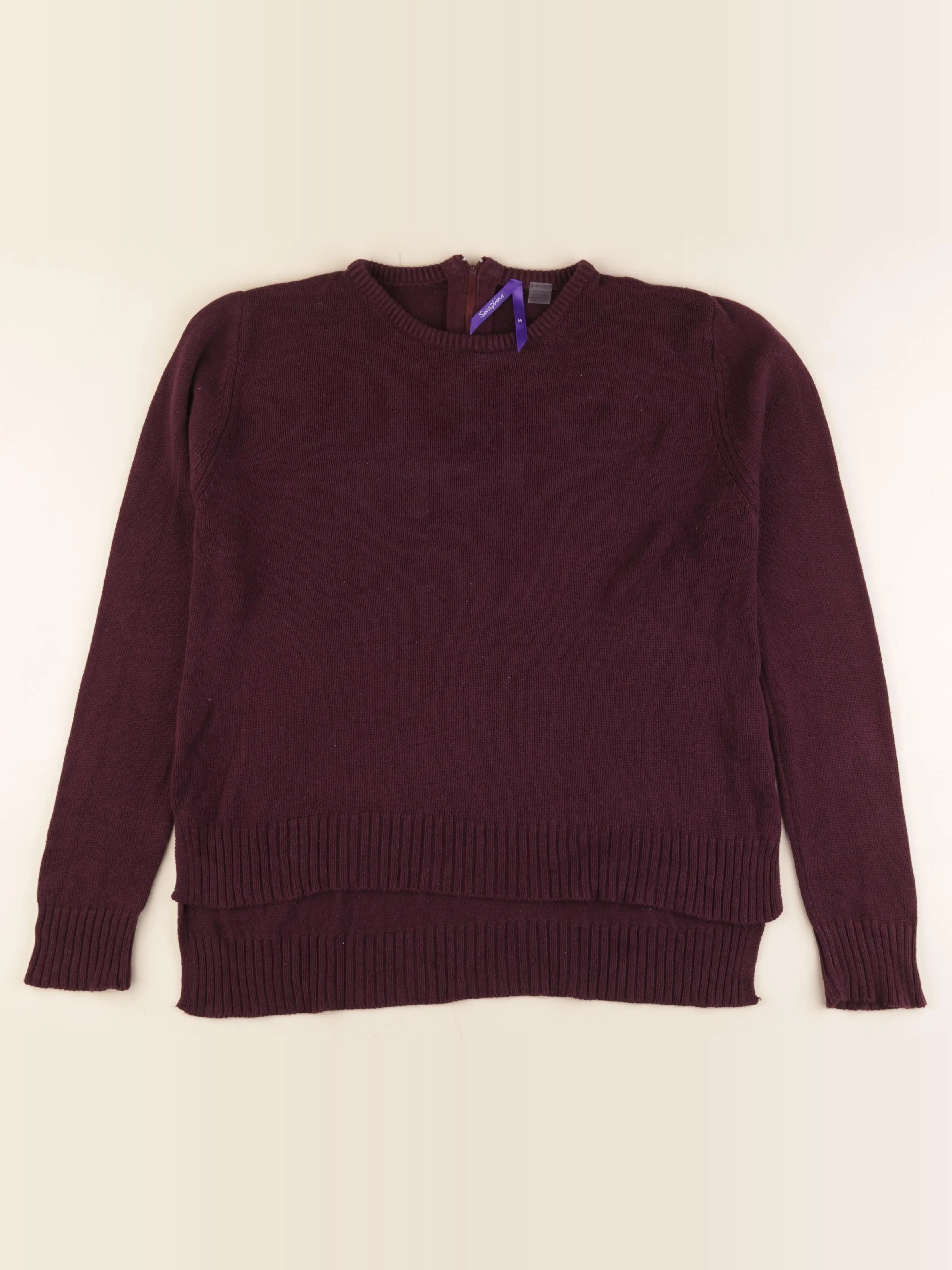 Seraphine - pull grossesse violet - m