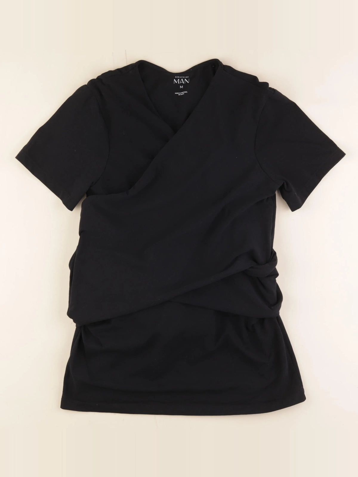 Seraphine - tee-shirt grossesse, allaitement noir - m