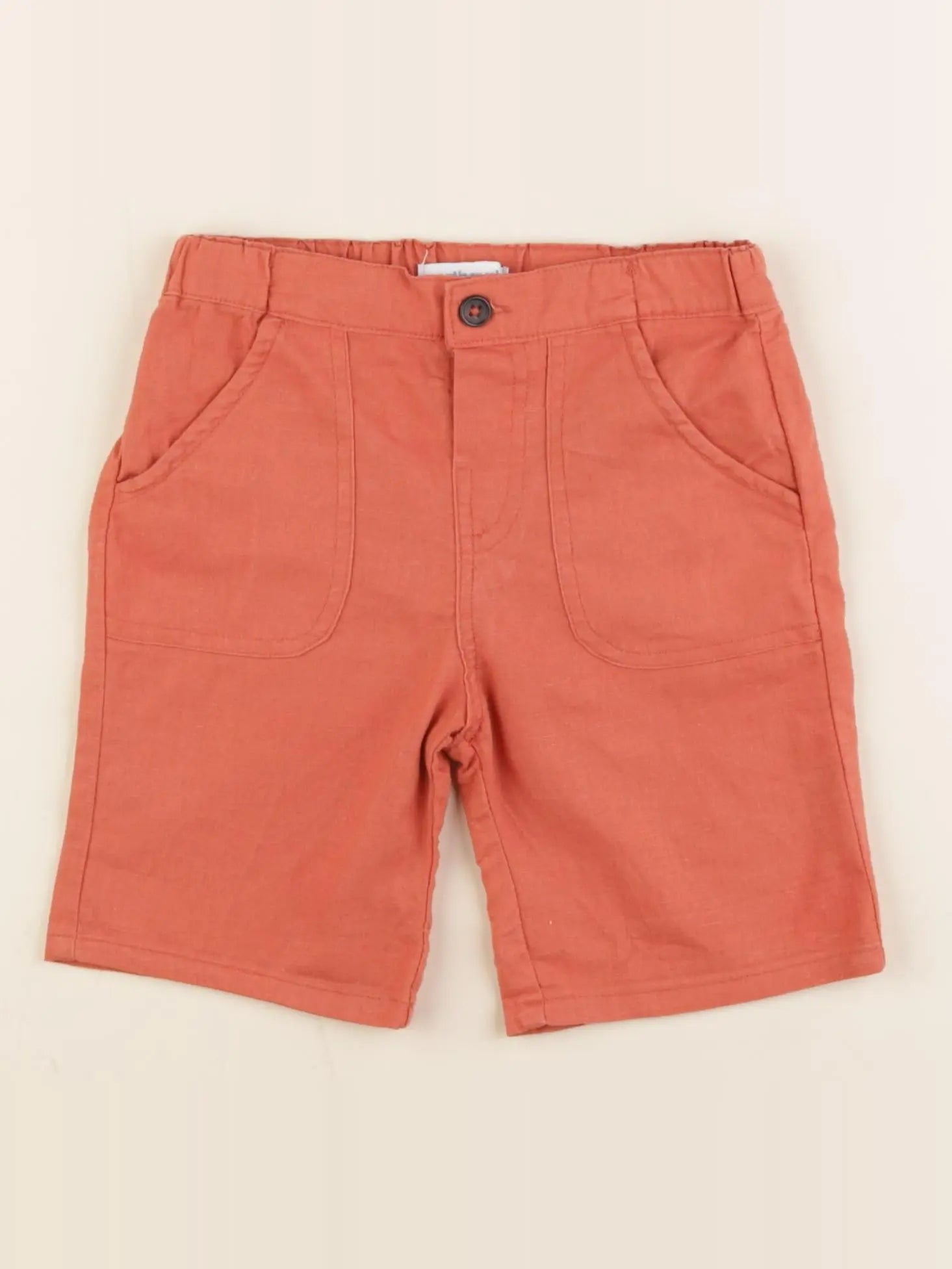 Vertbaudet - short orange - 2 ans