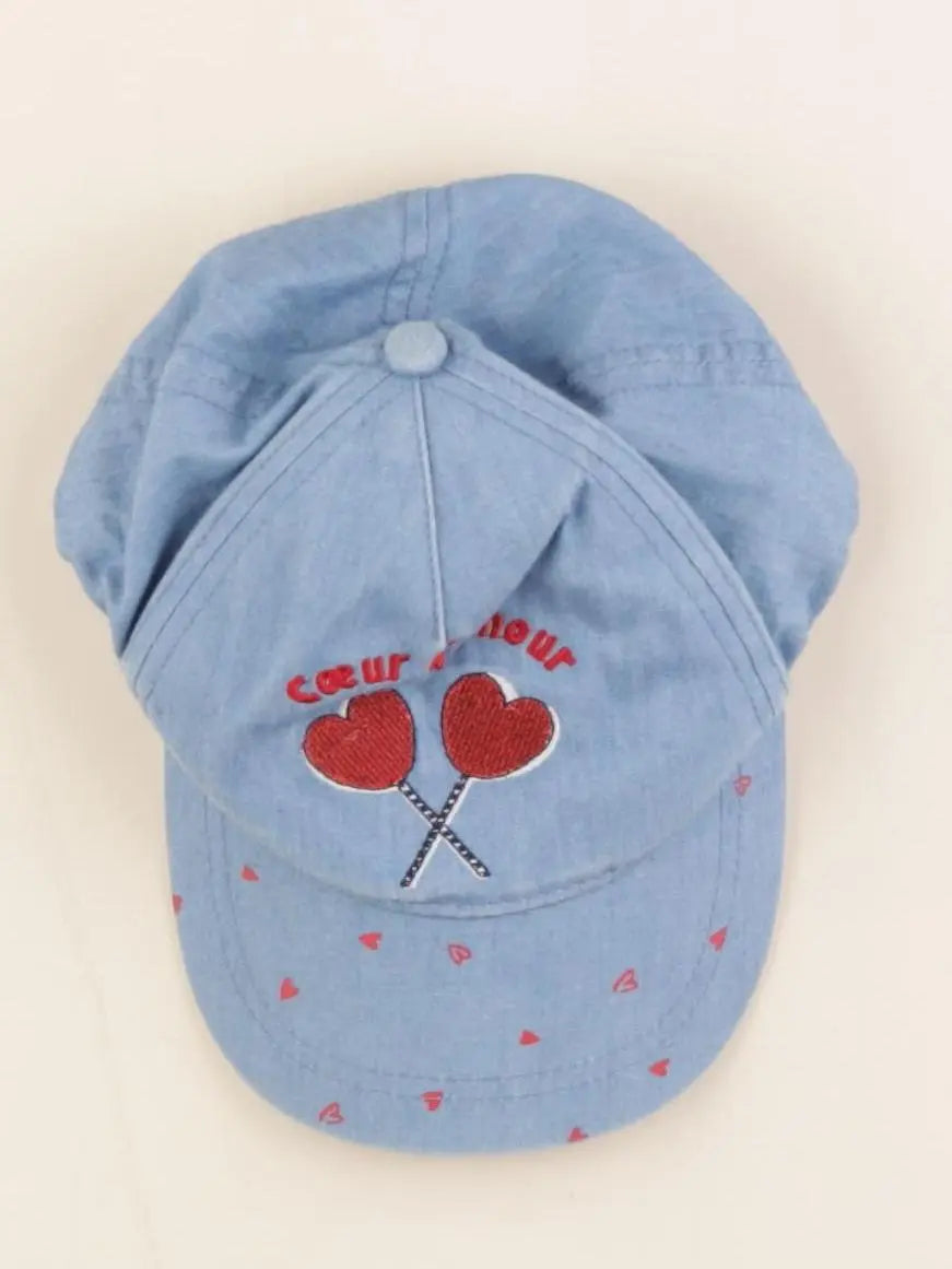 Vertbaudet - casquette bleu - 2/3 ans